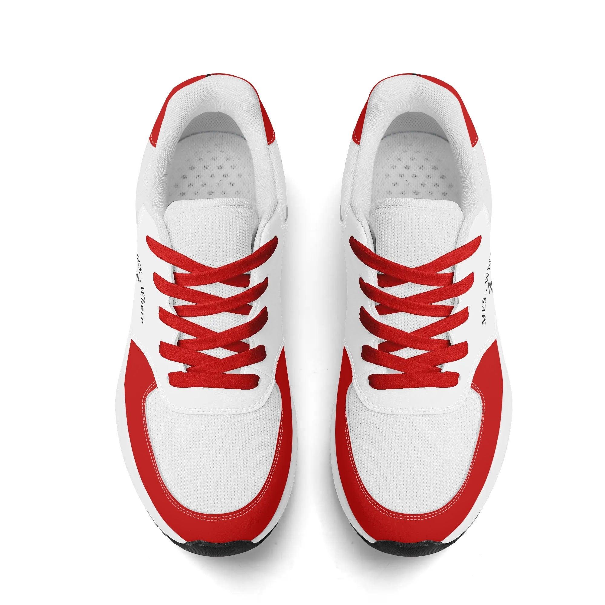 Adult Lightweight Brand Low Top Mesh and PU Platform Athletic Shoes WIth Personalized Logo /Name - MES...Where