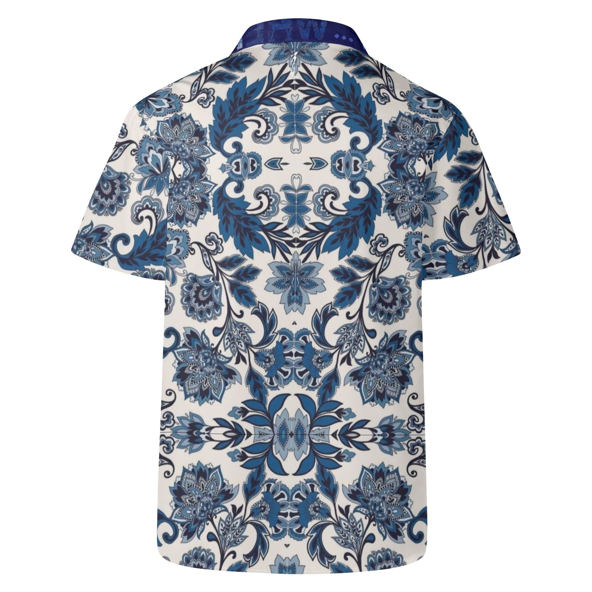 Mens All Over Print Casual Hawaiian Shirt - MES...Where