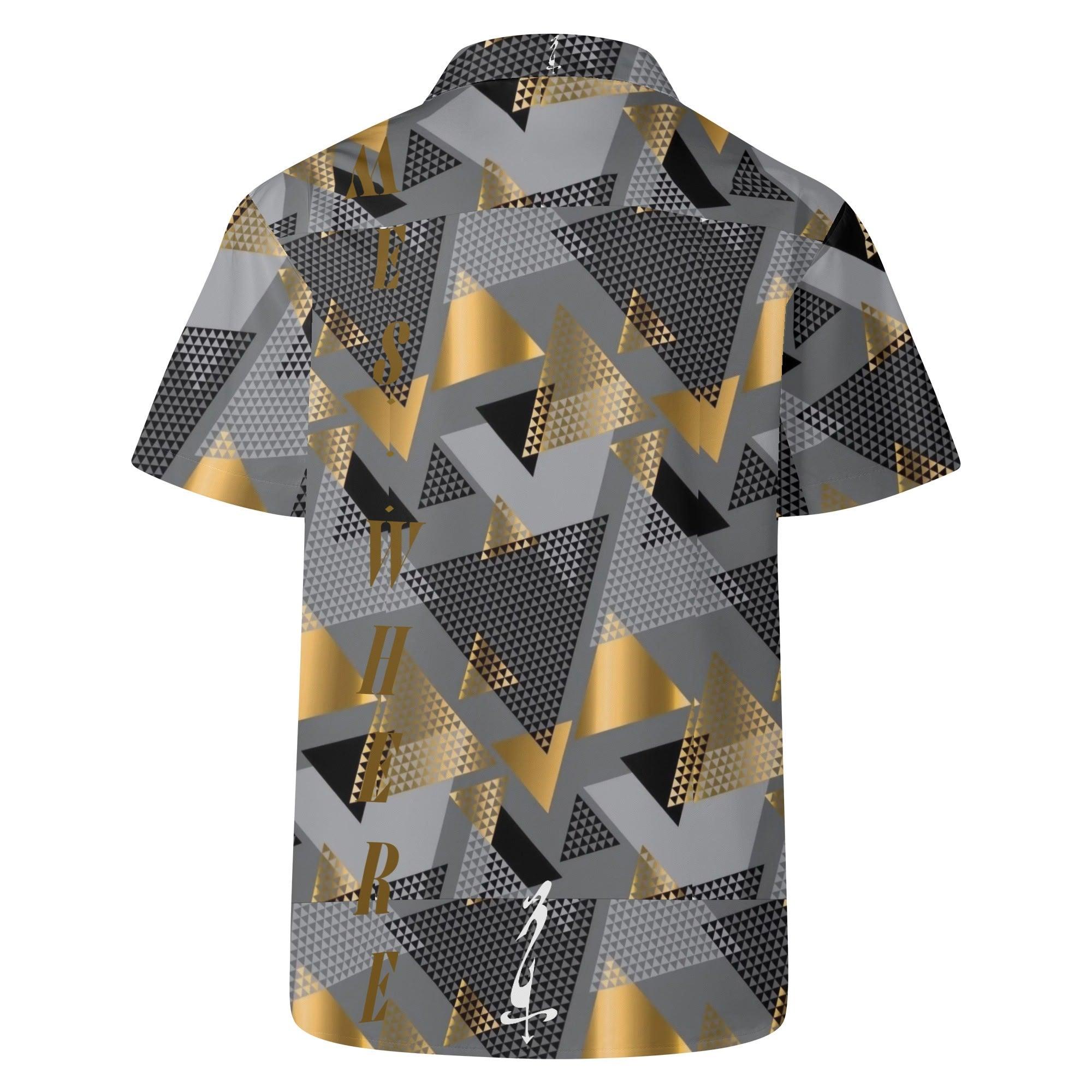 Mens All Over Print Casual Hawaiian Shirt - MES...Where
