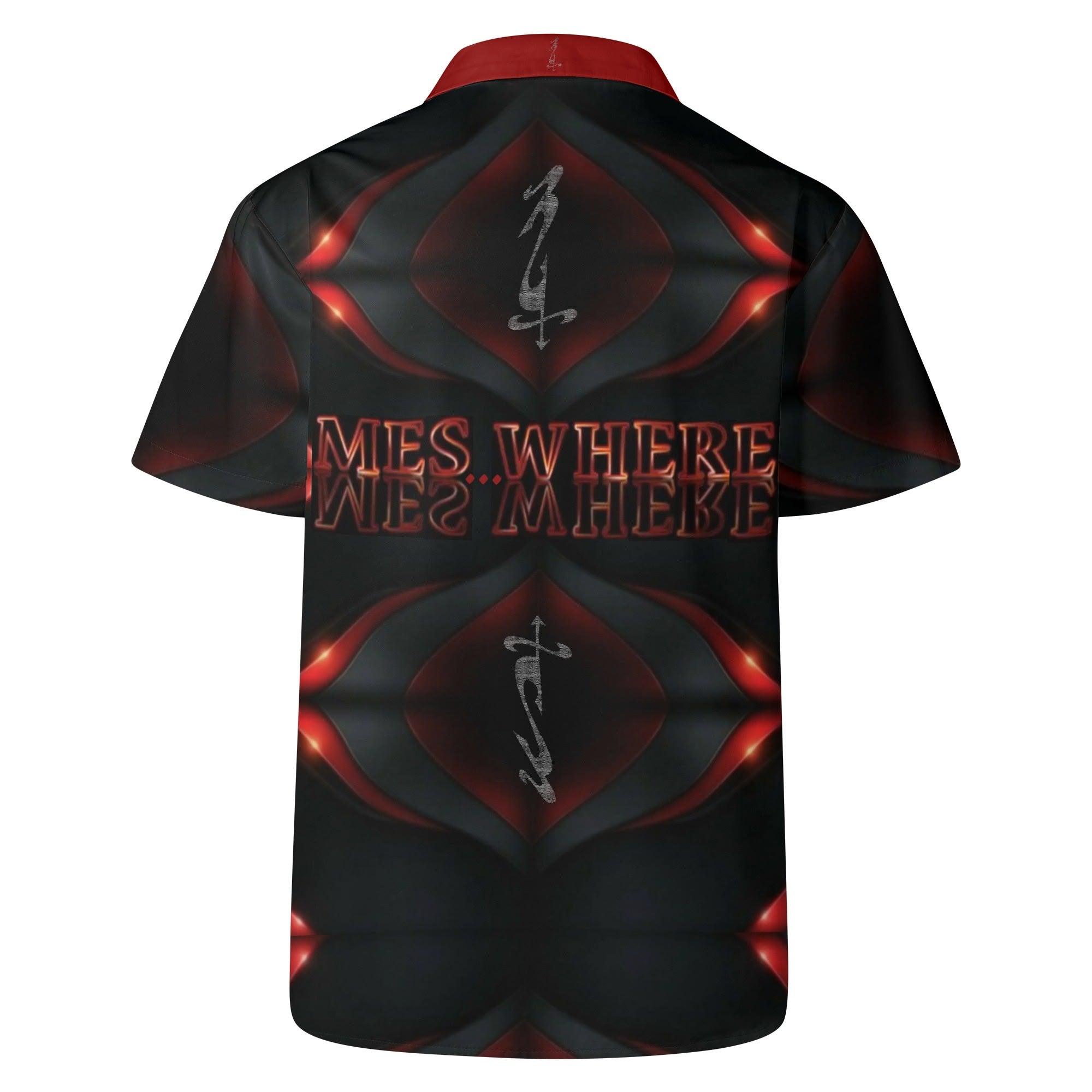 Mens All Over Print Casual Hawaiian Shirt - MES...Where