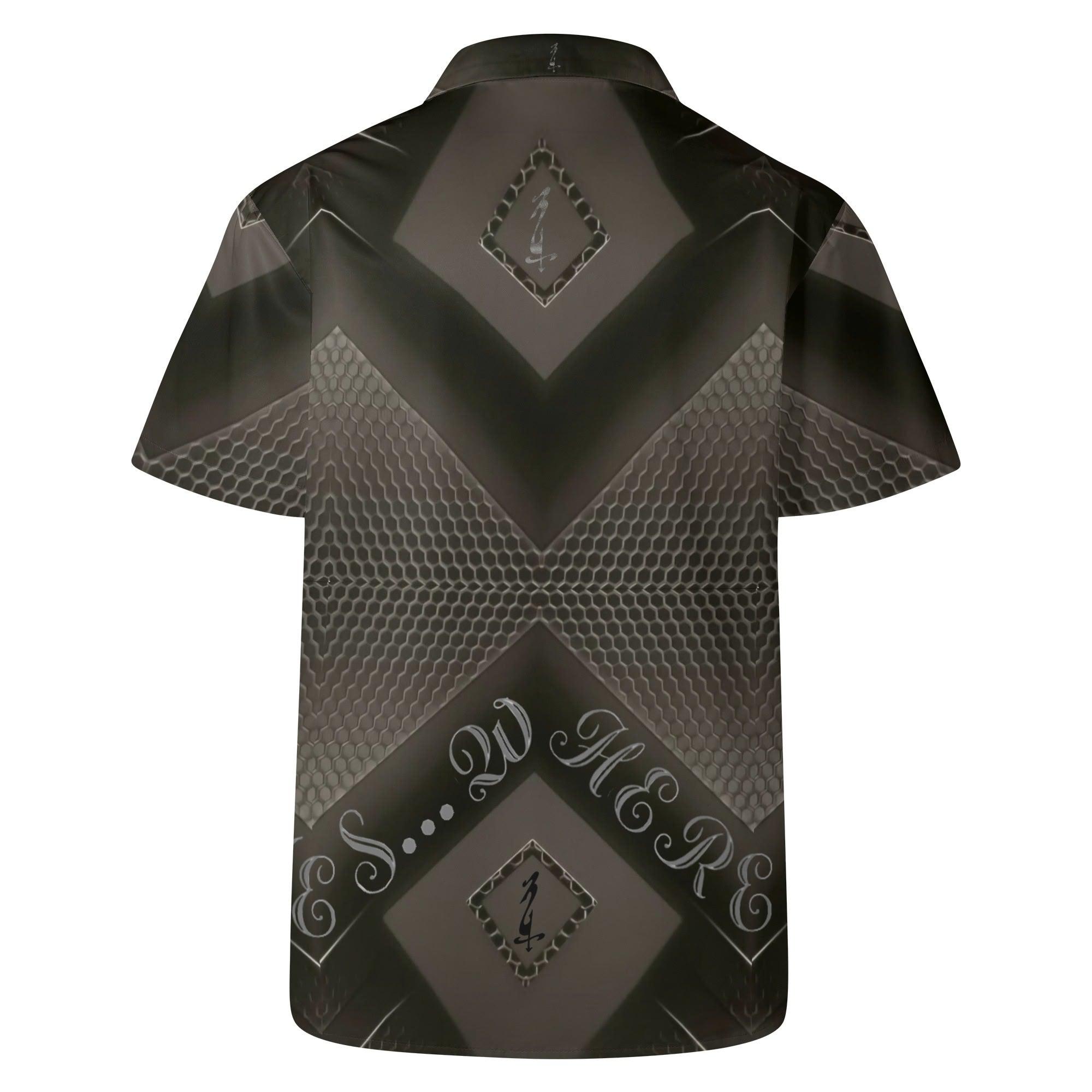 Mens All Over Print Casual Hawaiian Shirt - MES...Where