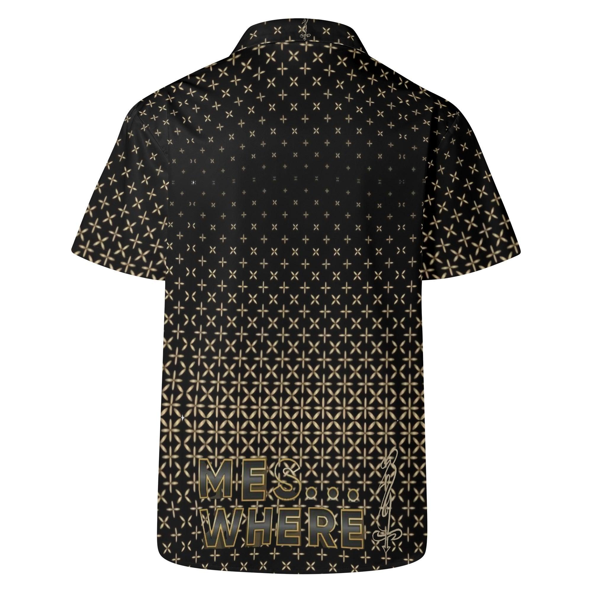 Mens All Over Print Casual Hawaiian Shirt - MES...Where