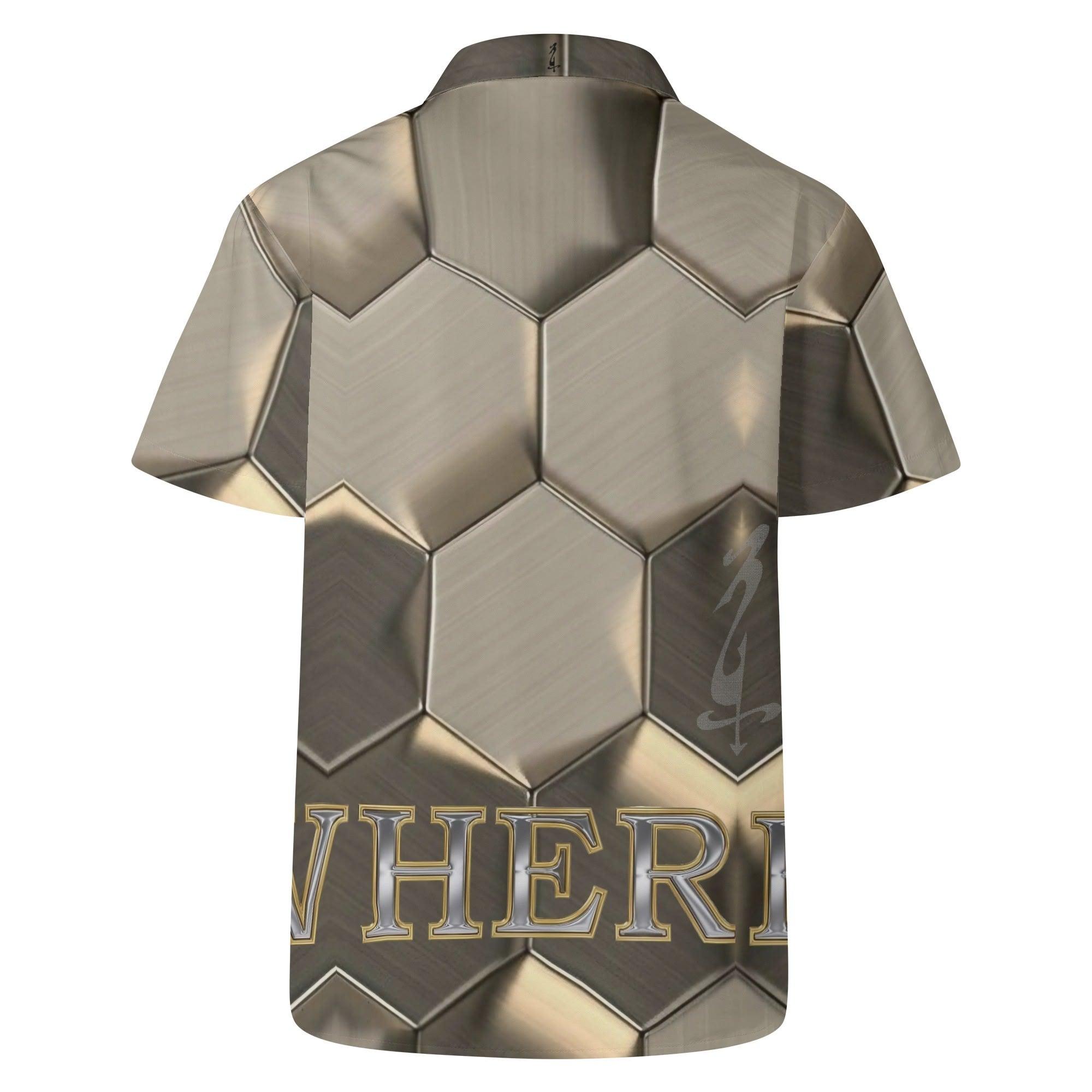 Mens All Over Print Casual Hawaiian Shirt - MES...Where