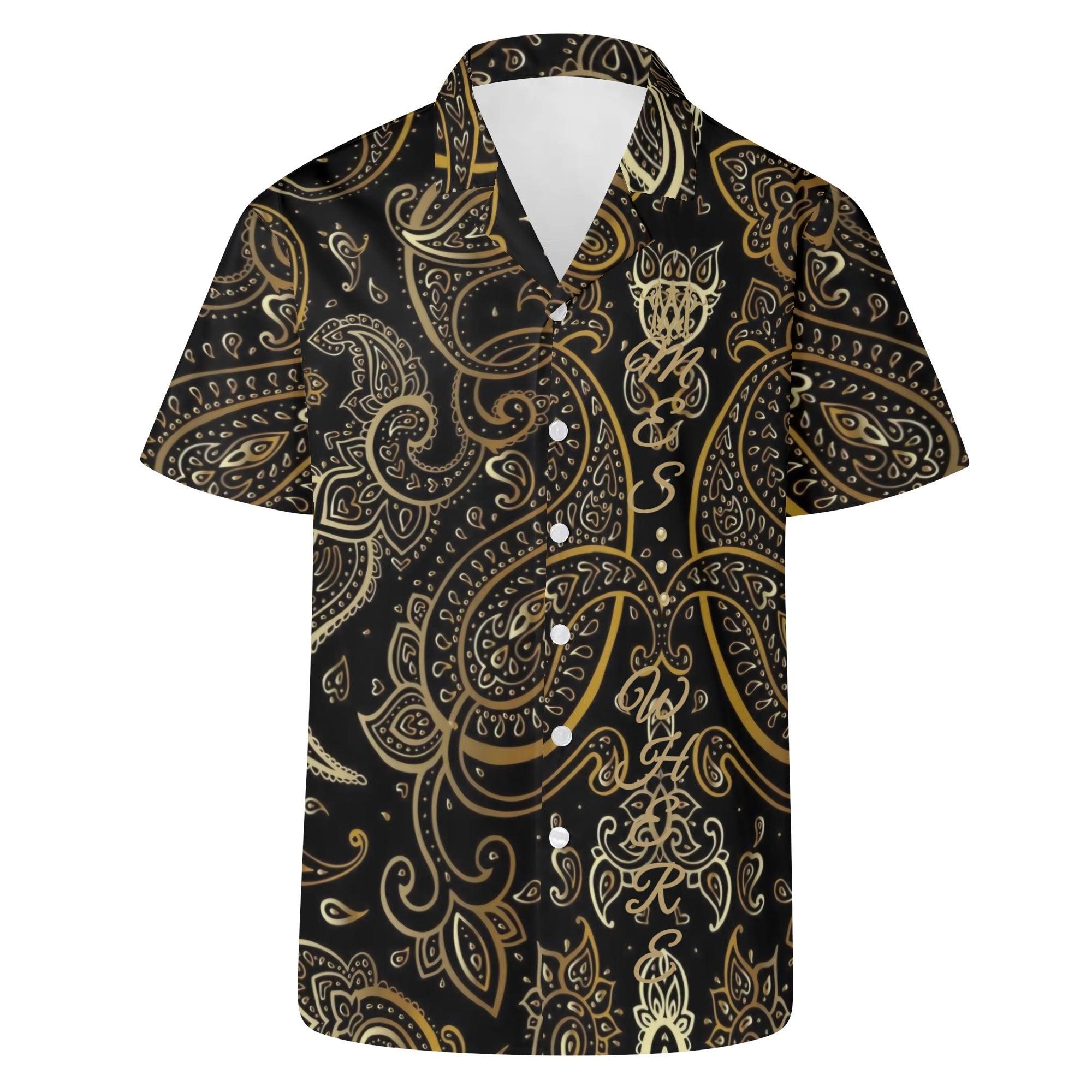 Mens All Over Print Casual Hawaiian Shirt - MES...Where
