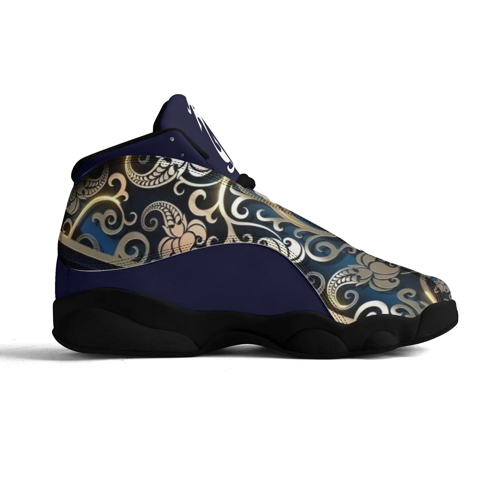 Men's Shoes White Black Outsole PU Leather Basketball Shoe - MES...Where