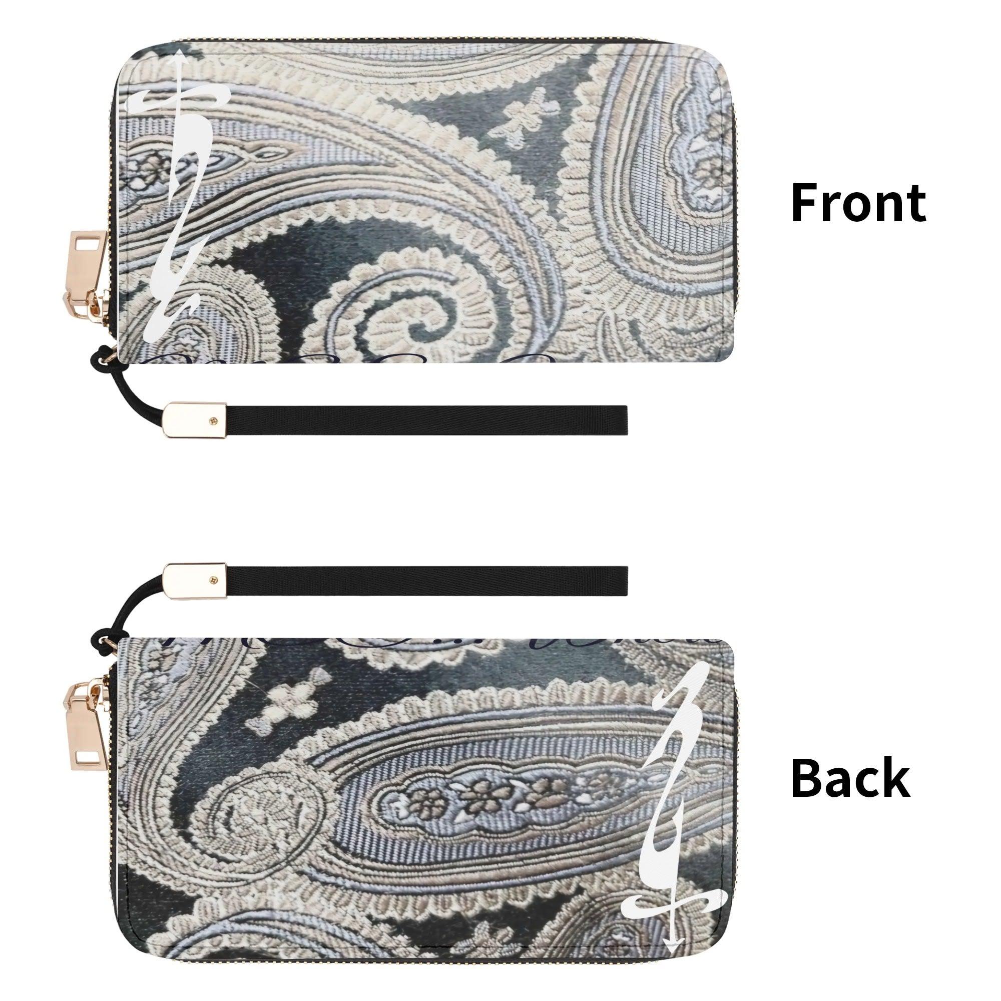 Clutch Leather Zipper Wallet - MES...Where