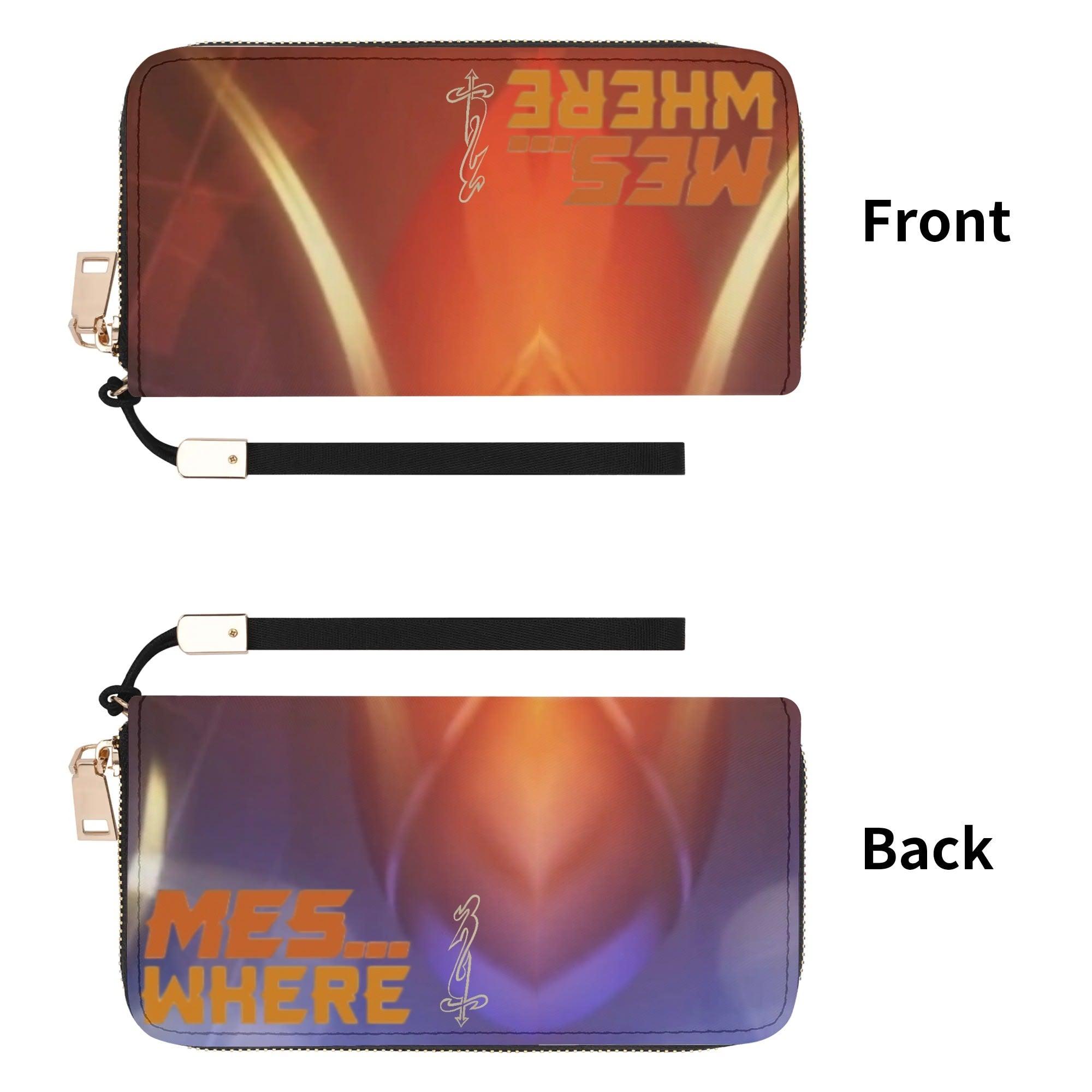 Clutch Leather Zipper Wallet - MES...Where
