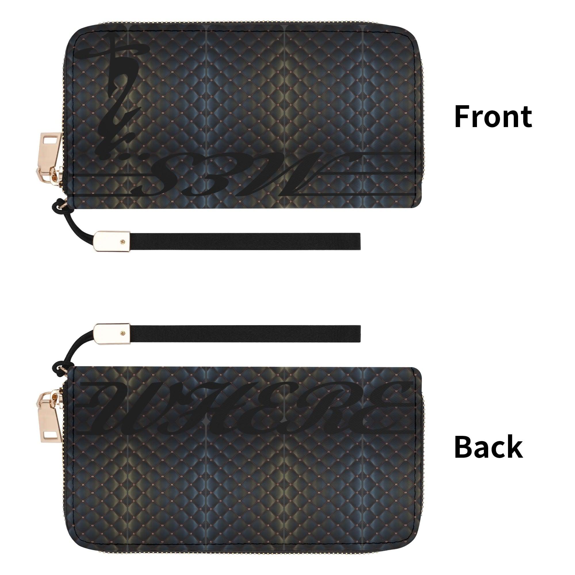 Clutch Leather Zipper Wallet - MES...Where