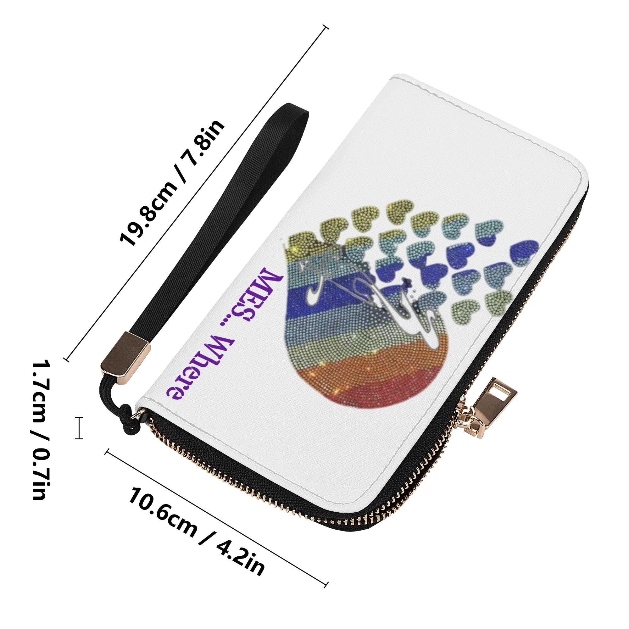 Clutch Leather Zipper Wallet - MES...Where