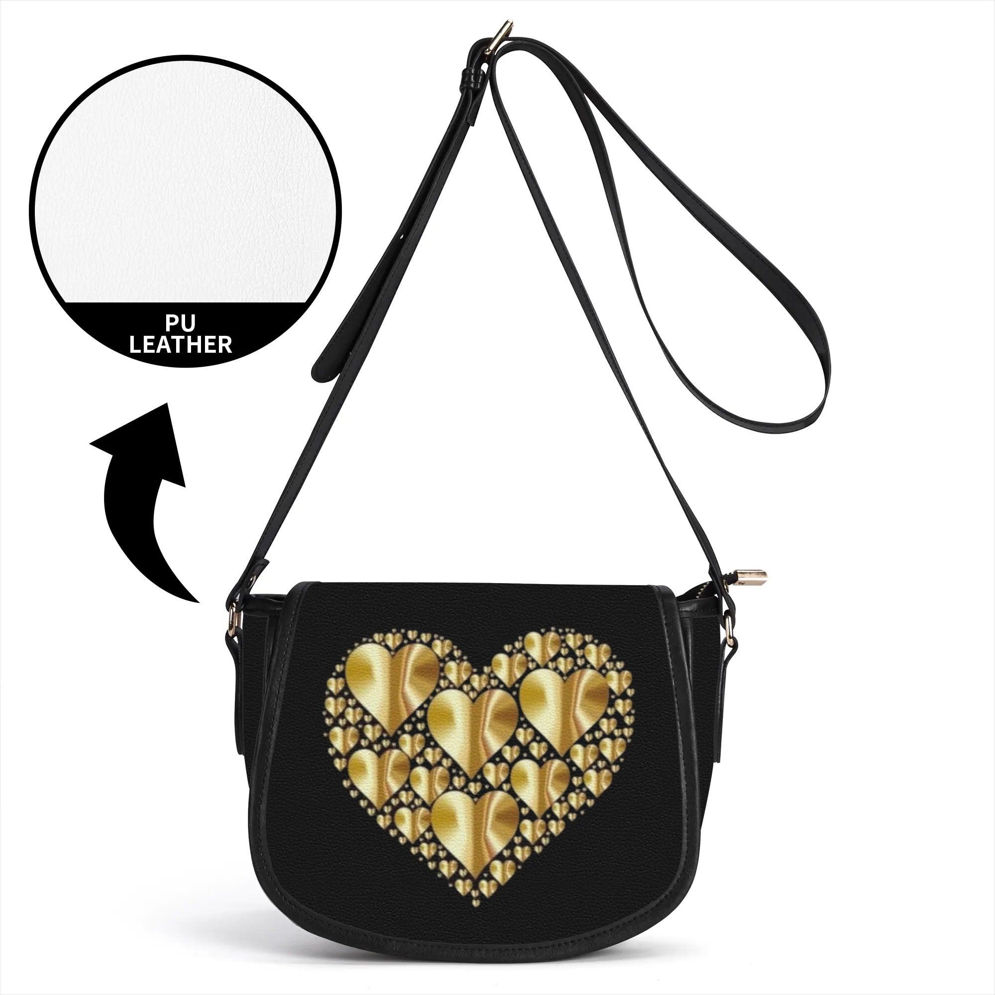 Women's Leather Saddle Bag - MES...Where
