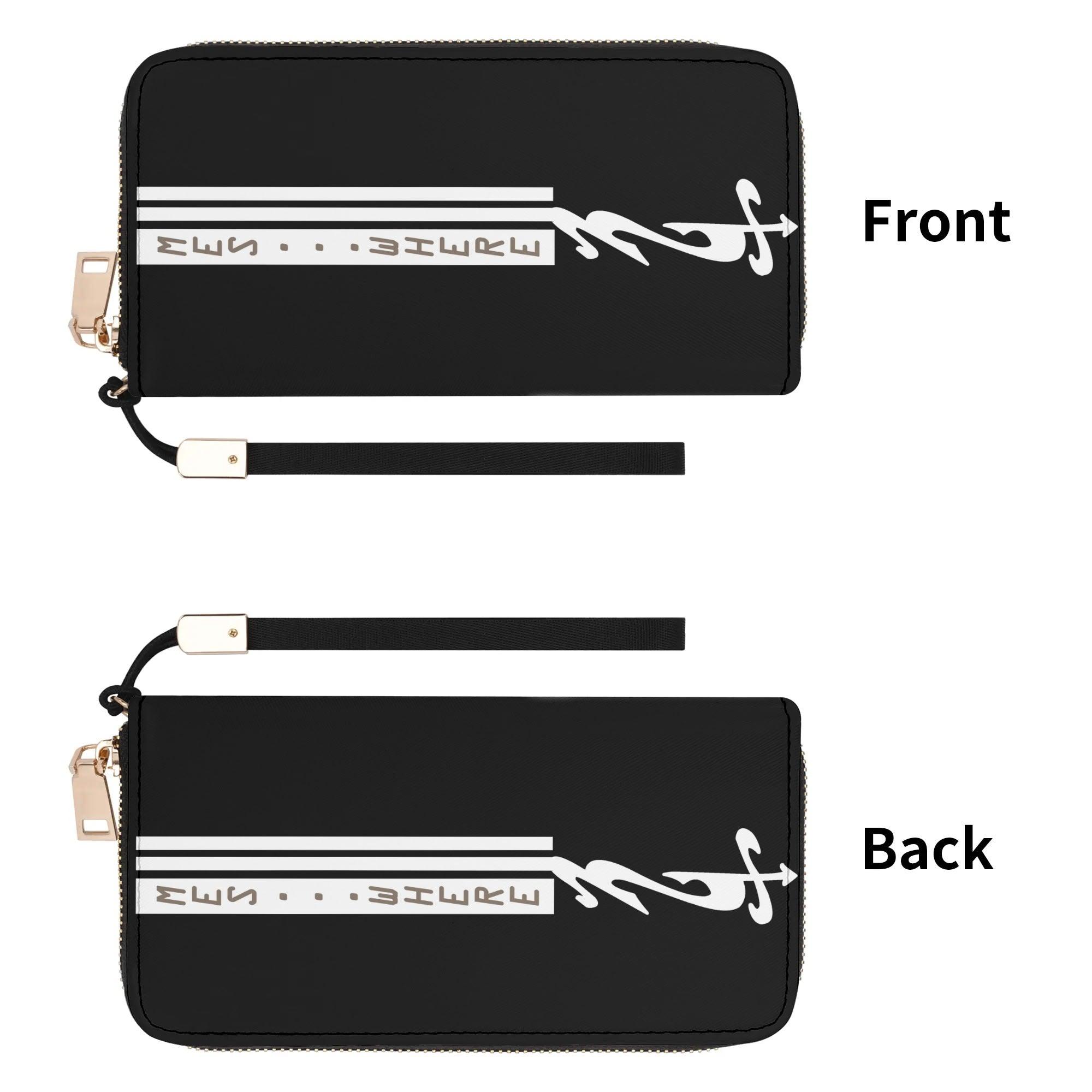 Clutch Leather Zipper Wallet - MES...Where