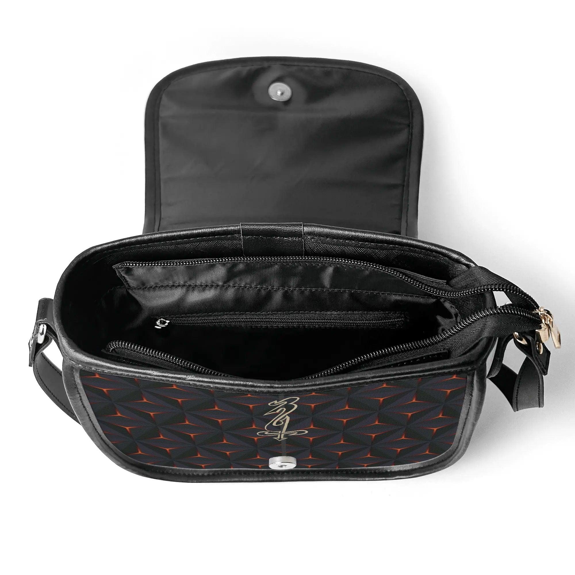 Women's Leather Saddle Bag - MES...Where