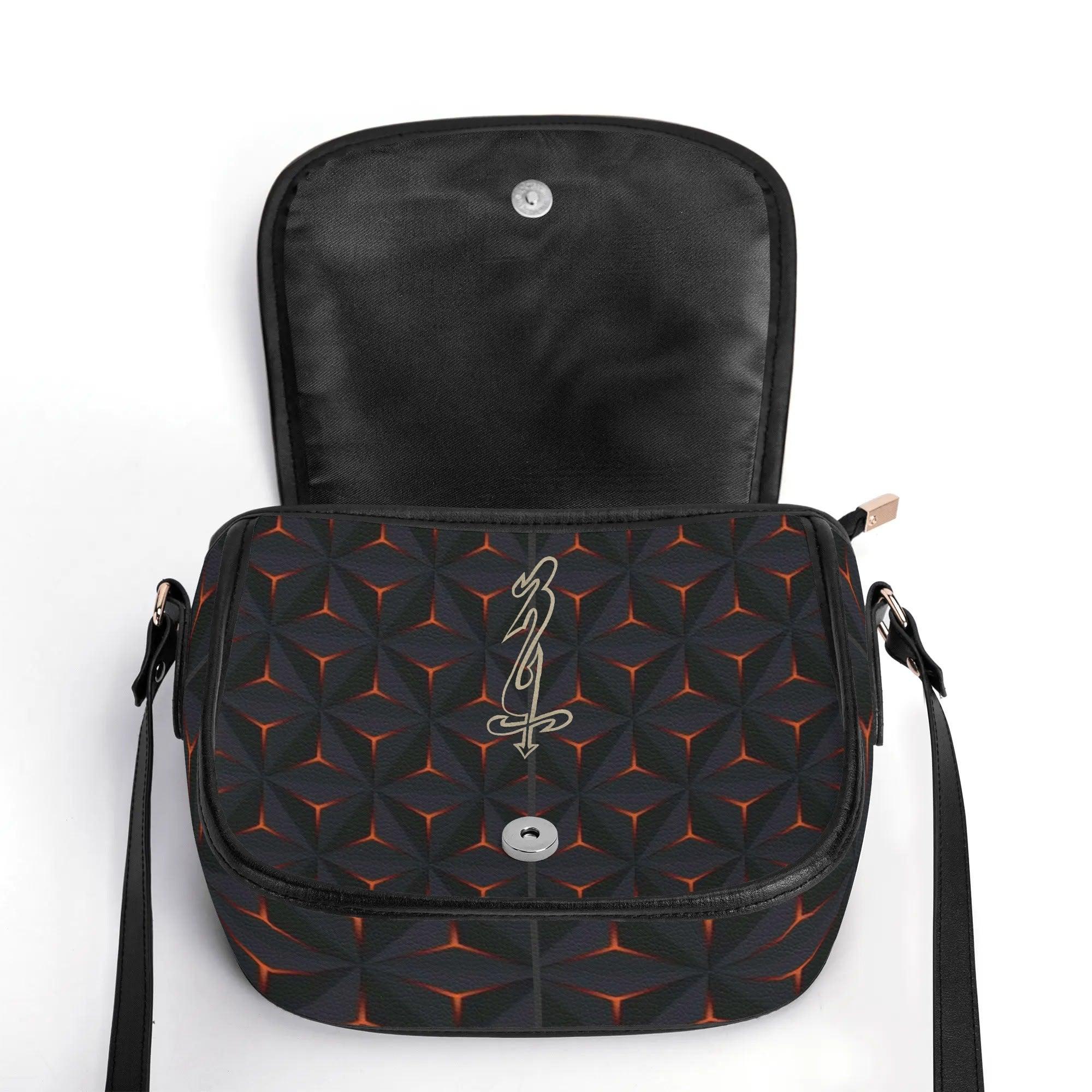 Women's Leather Saddle Bag - MES...Where