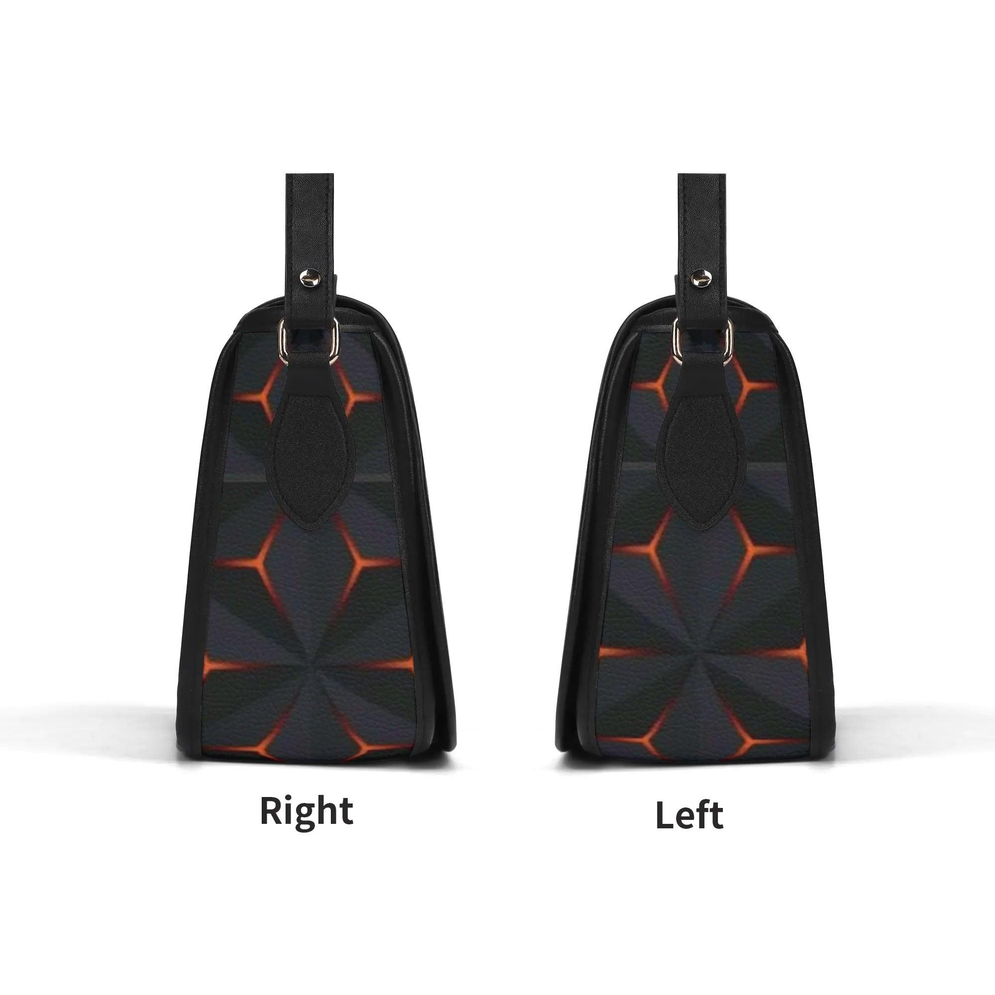 Women's Leather Saddle Bag - MES...Where