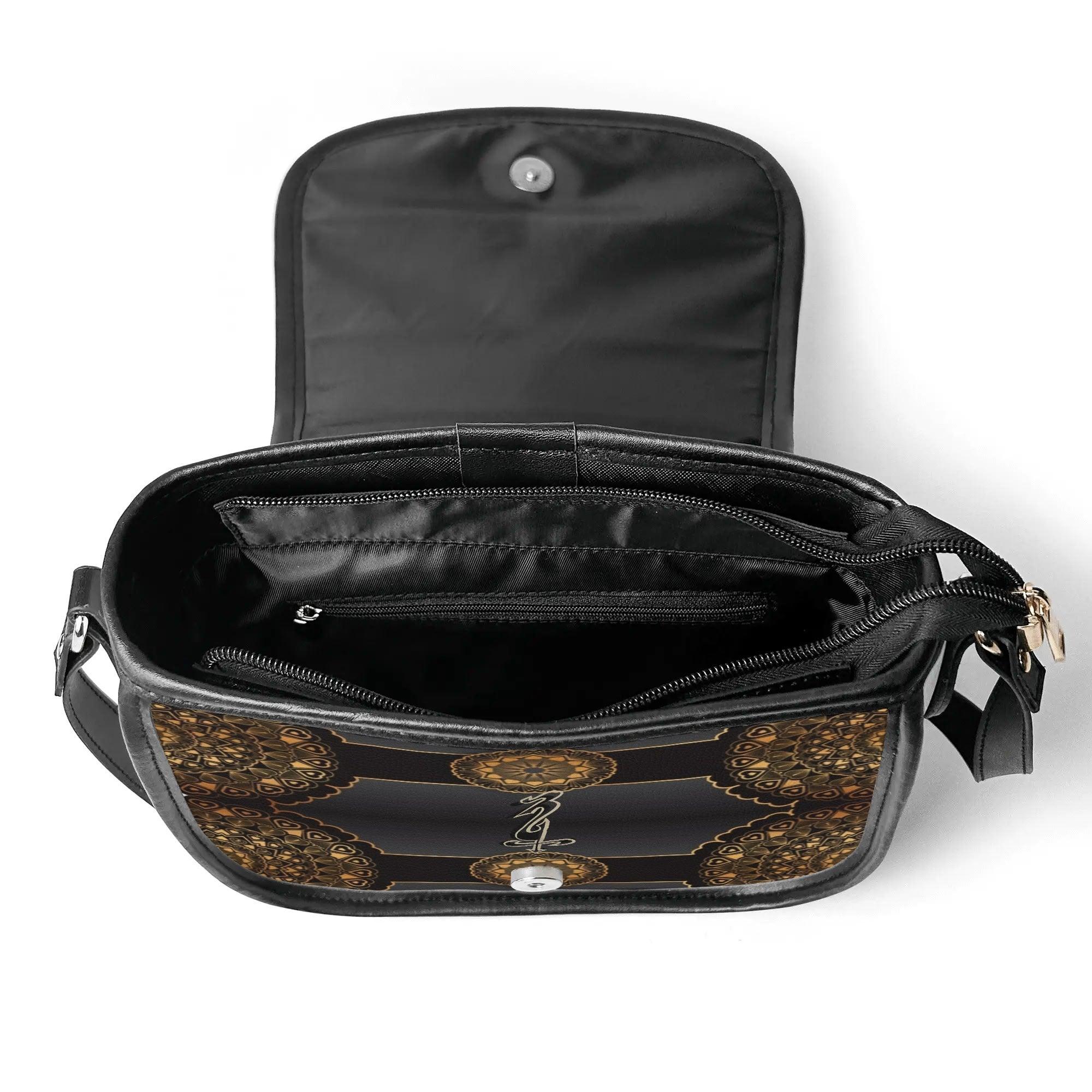 Women's Leather Saddle Bag - MES...Where