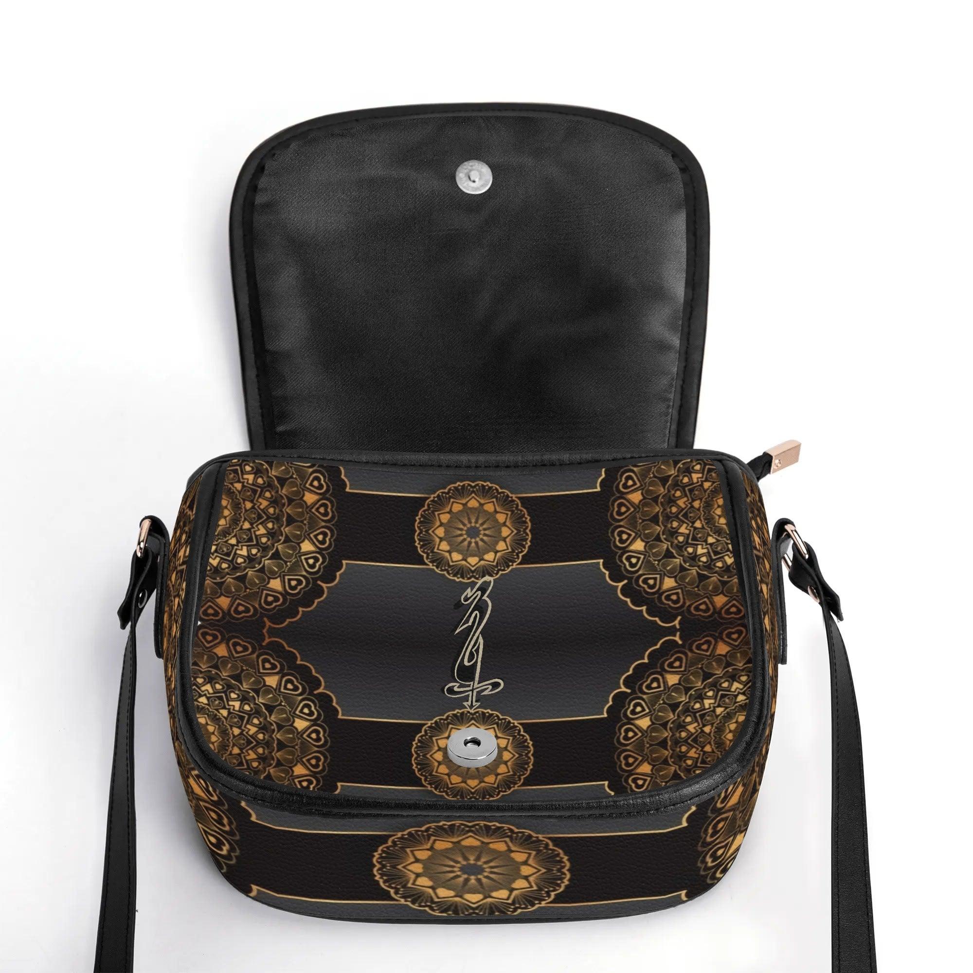Women's Leather Saddle Bag - MES...Where