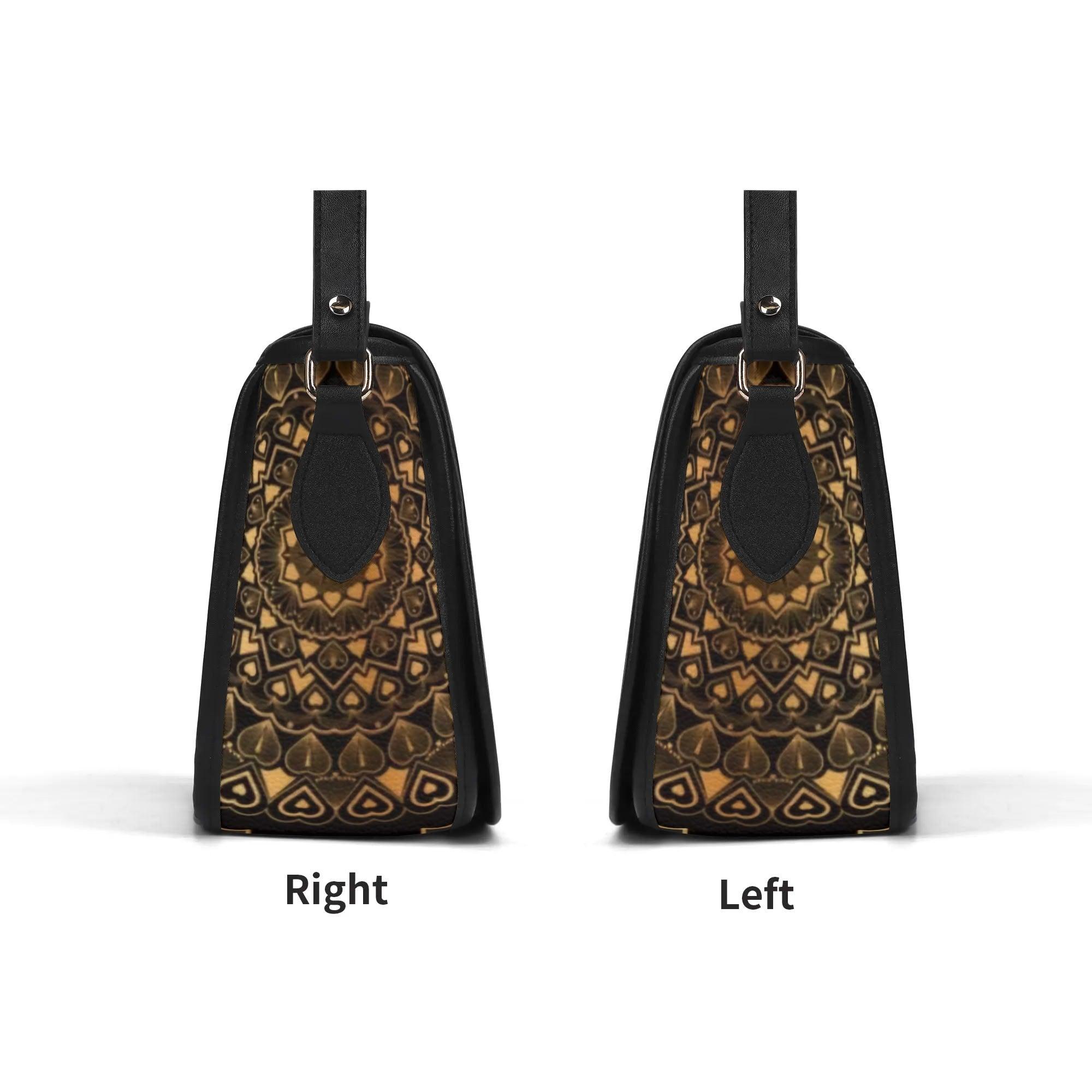 Women's Leather Saddle Bag - MES...Where