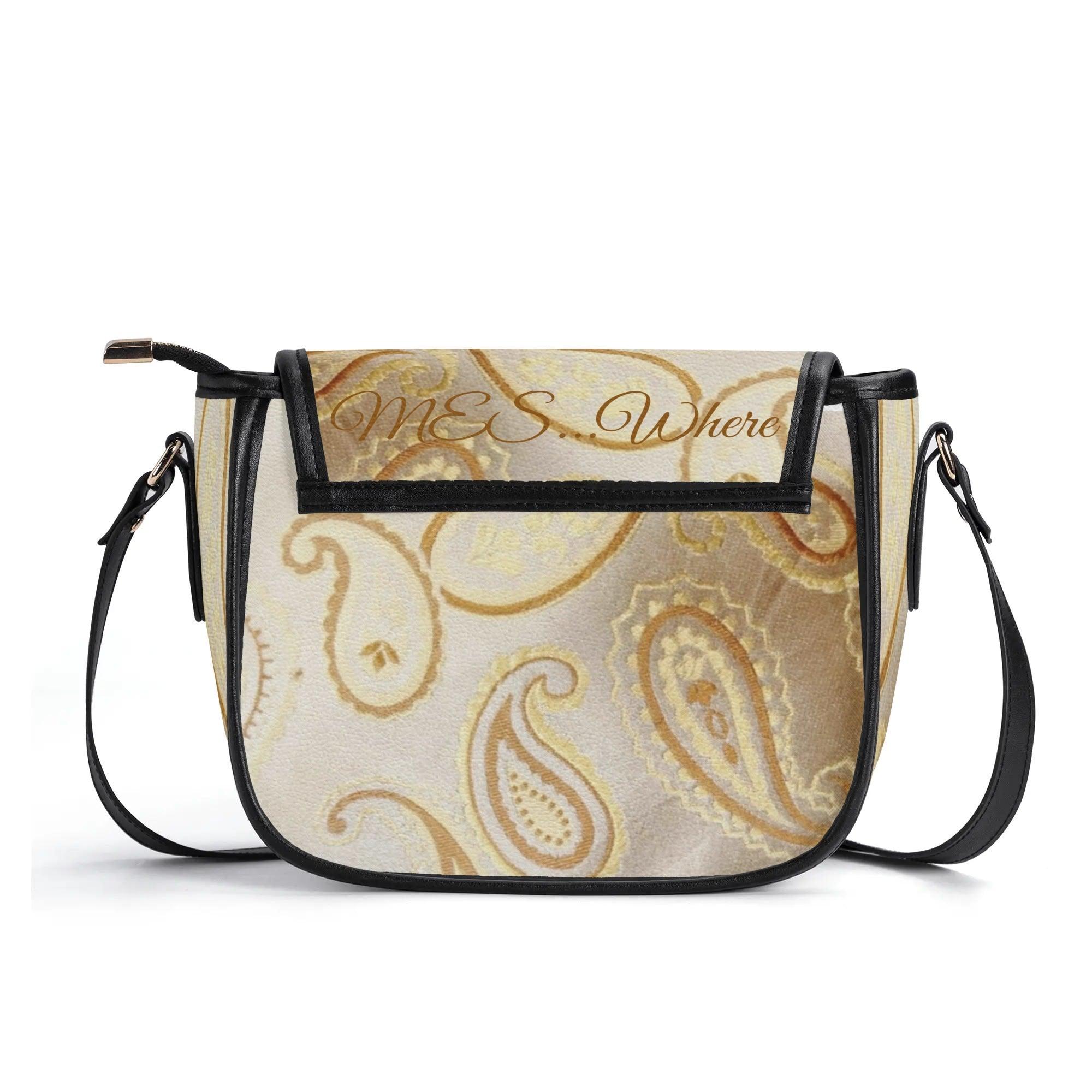 Women's Leather Saddle Bag - MES...Where