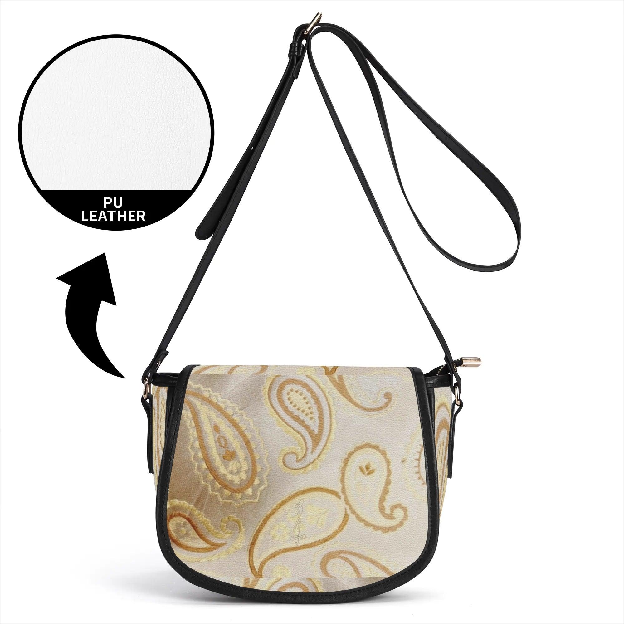 Women's Leather Saddle Bag - MES...Where