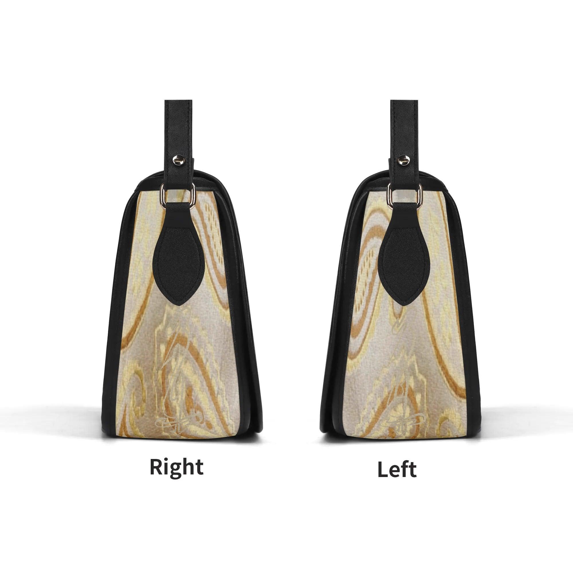Women's Leather Saddle Bag - MES...Where