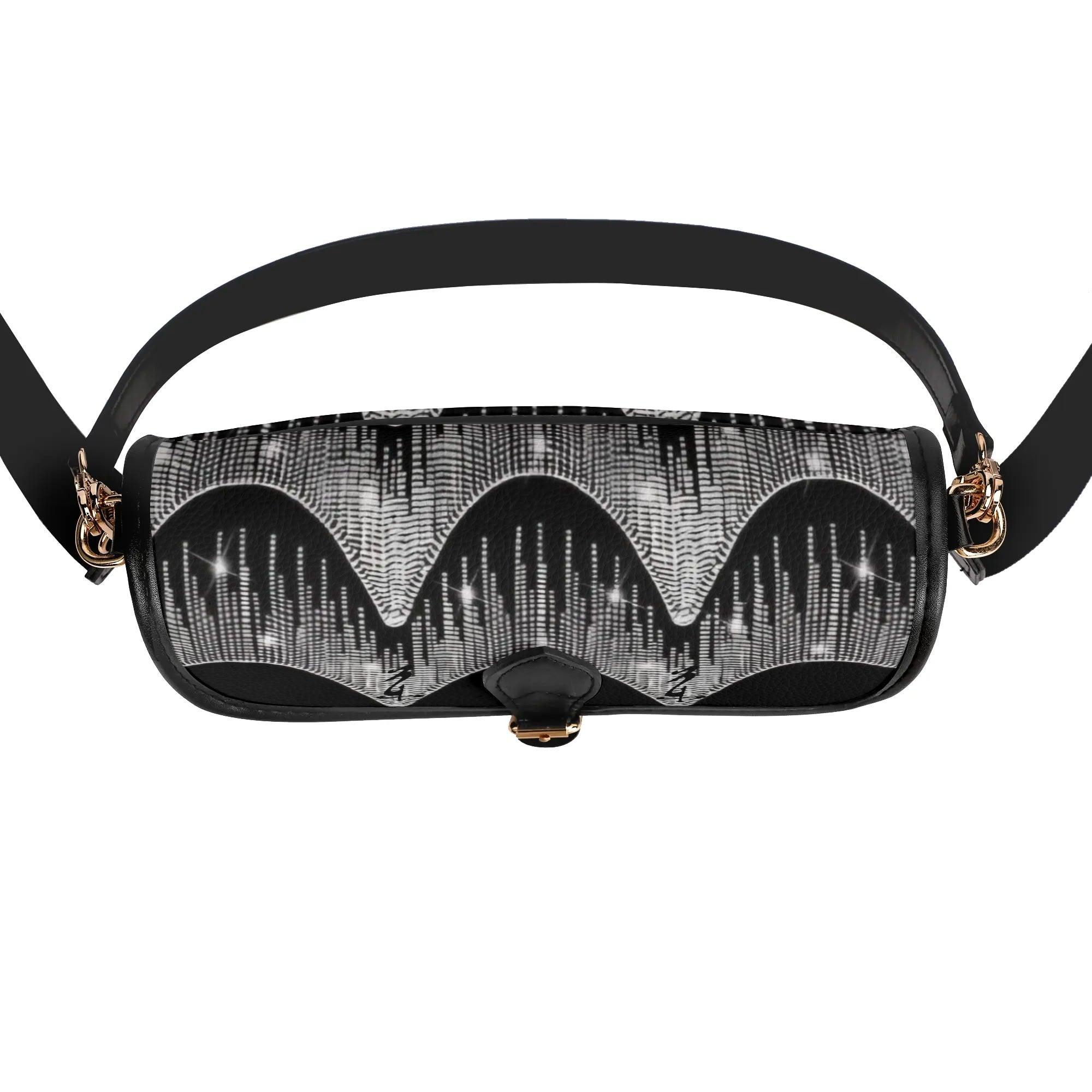 Women's Crossbody Square Bag With Chain - MES...Where