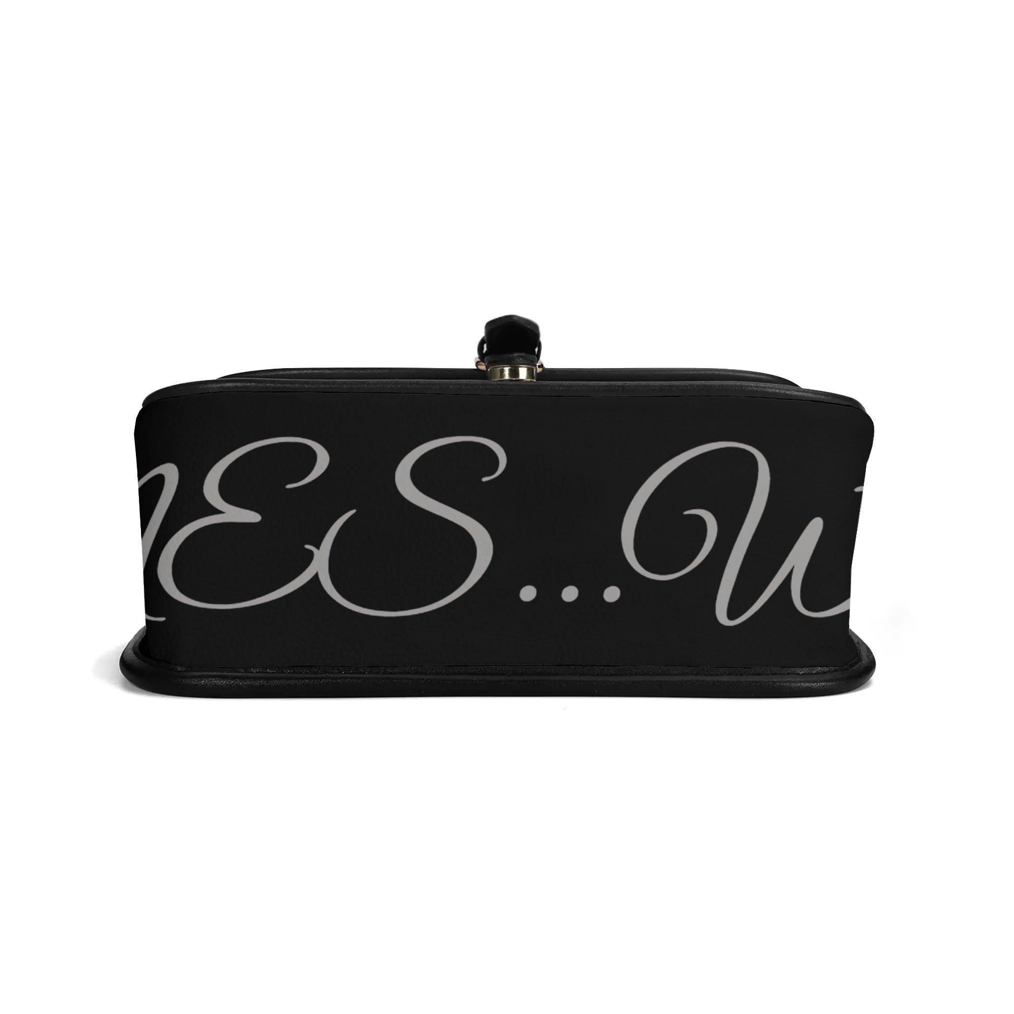 Women's Crossbody Square Bag With Chain - MES...Where