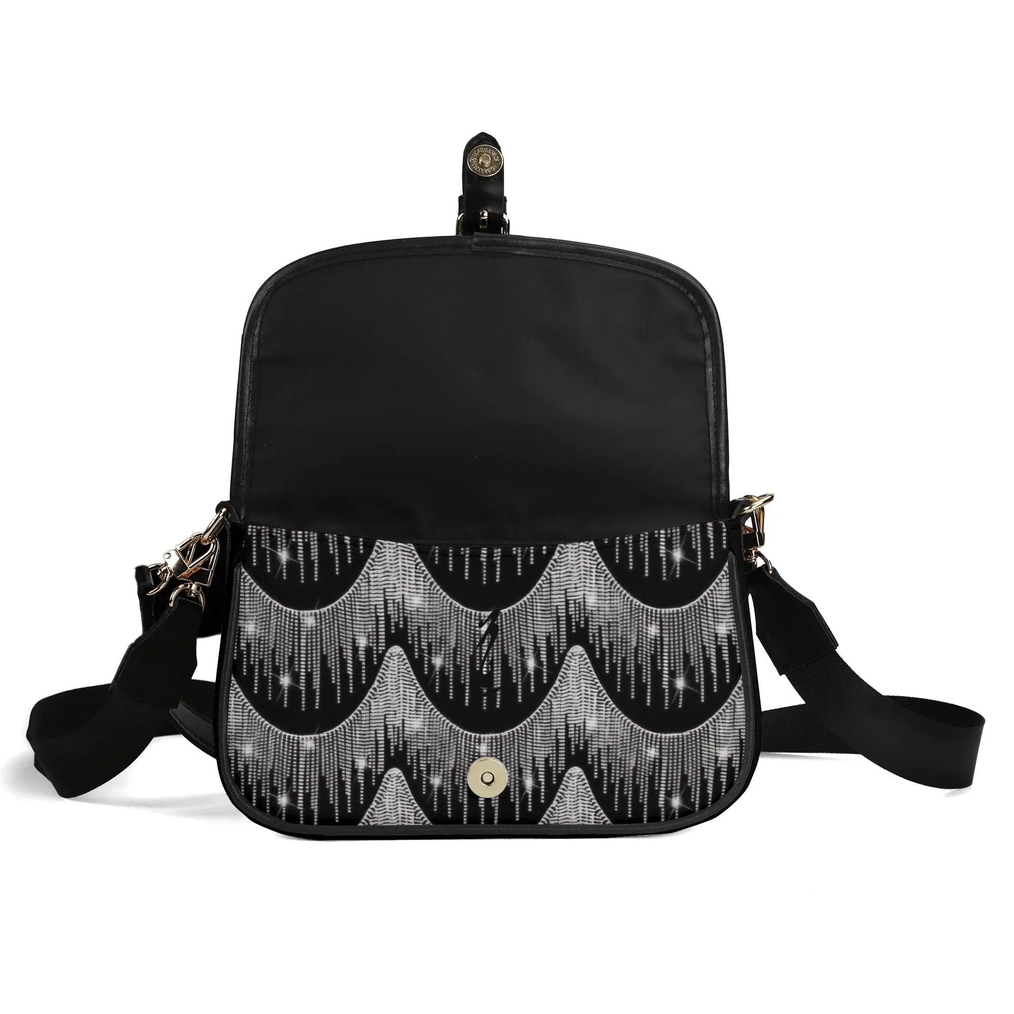 Women's Crossbody Square Bag With Chain - MES...Where