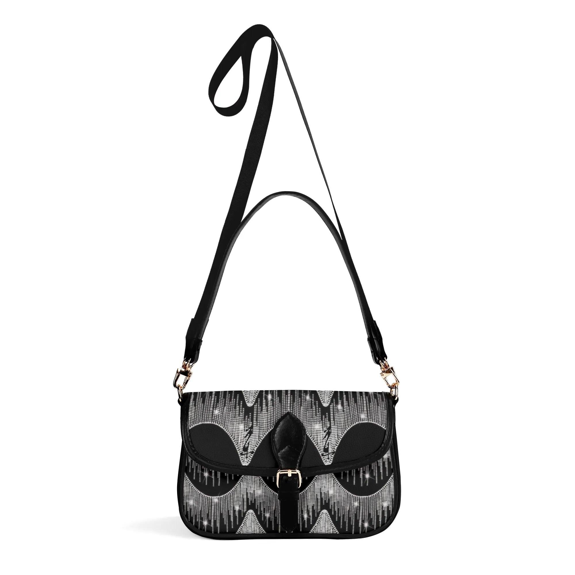 Women's Crossbody Square Bag With Chain - MES...Where