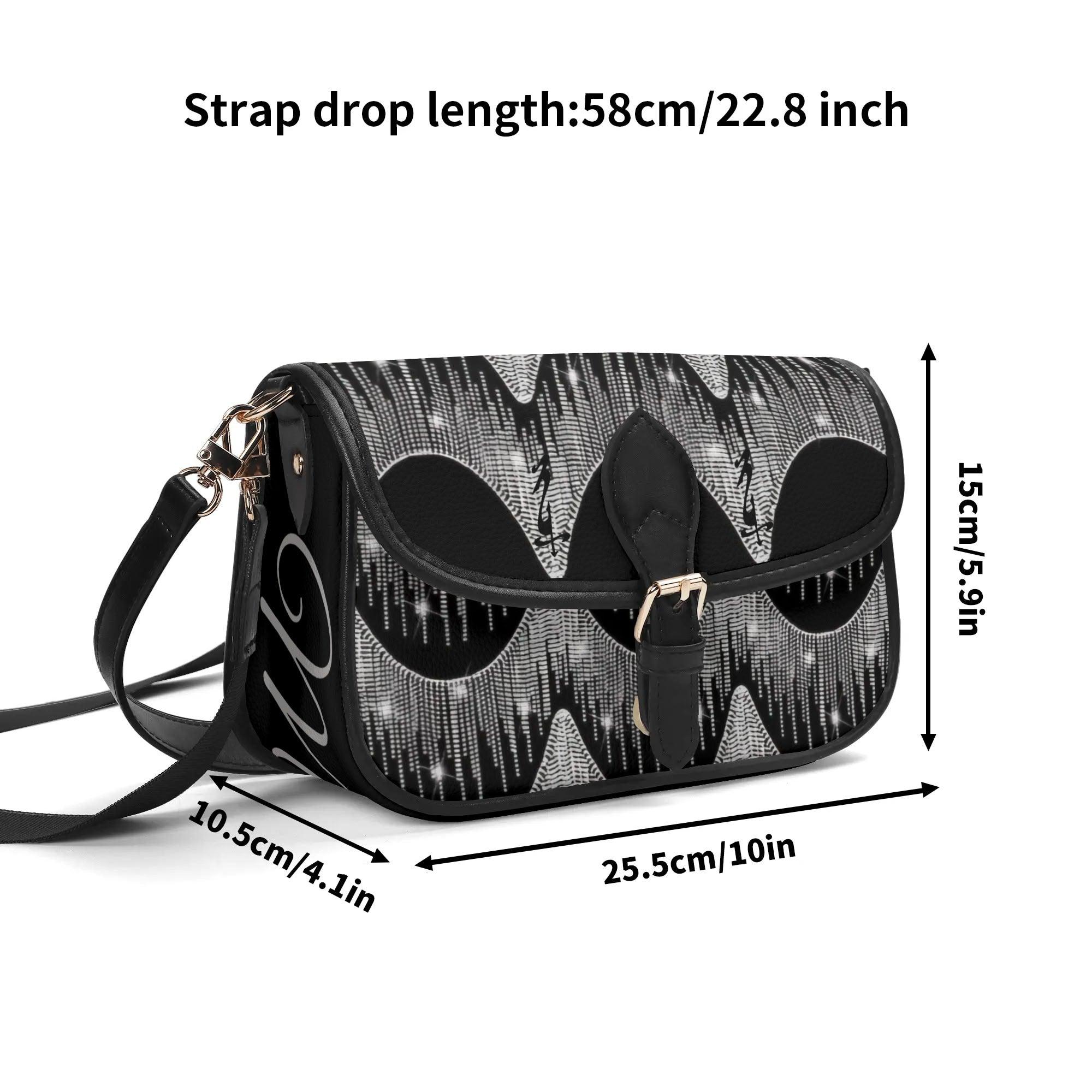Women's Crossbody Square Bag With Chain - MES...Where