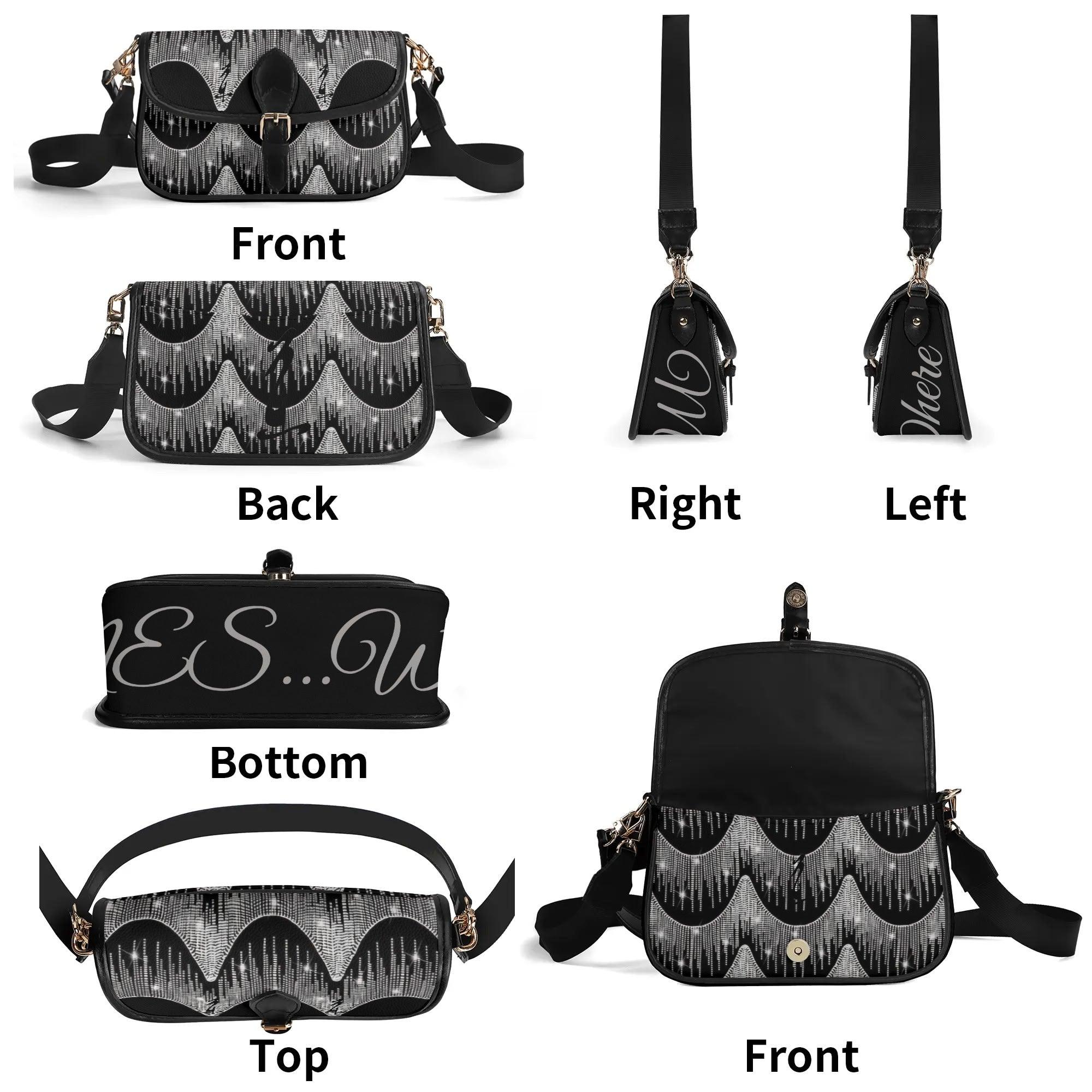 Women's Crossbody Square Bag With Chain - MES...Where