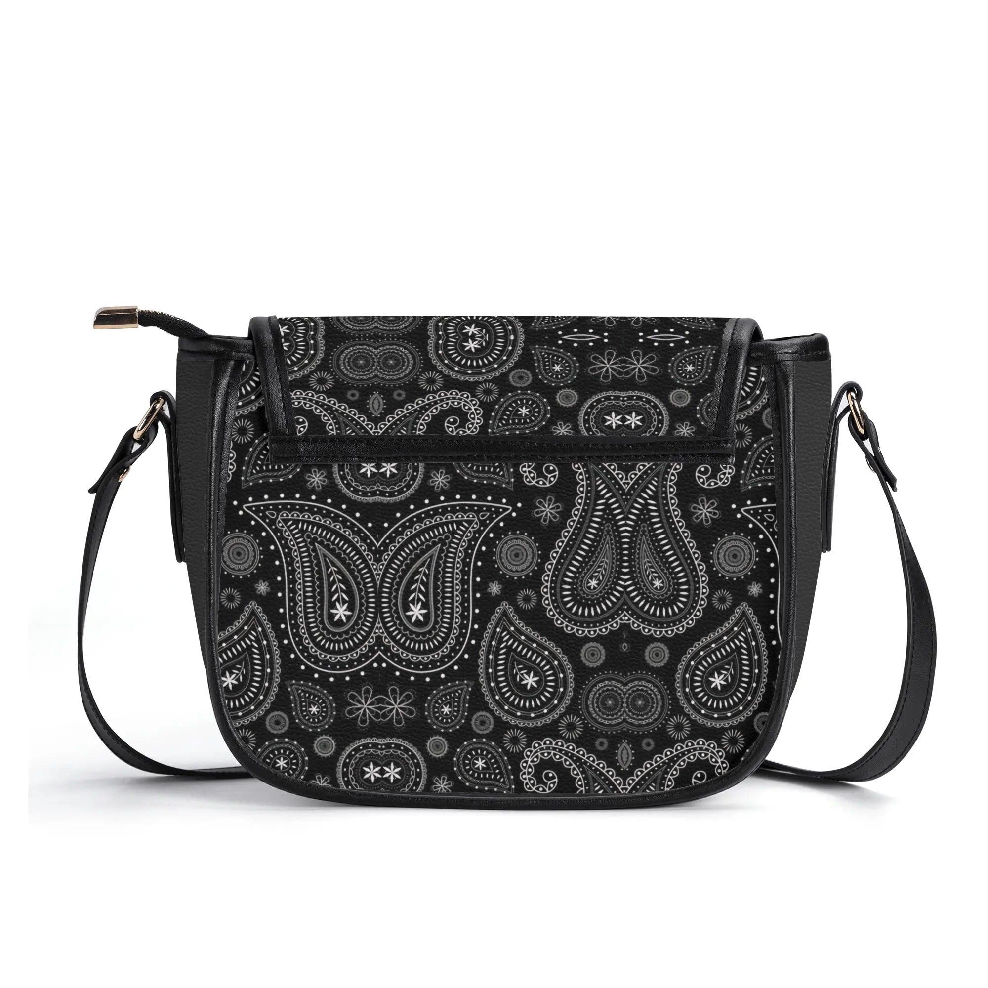 Women's Leather Saddle Bag - MES...Where