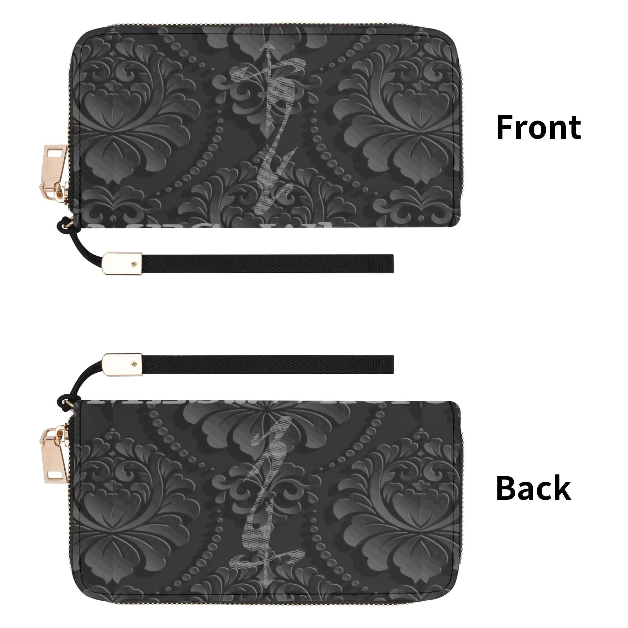 Clutch Leather Zipper Wallet - MES...Where