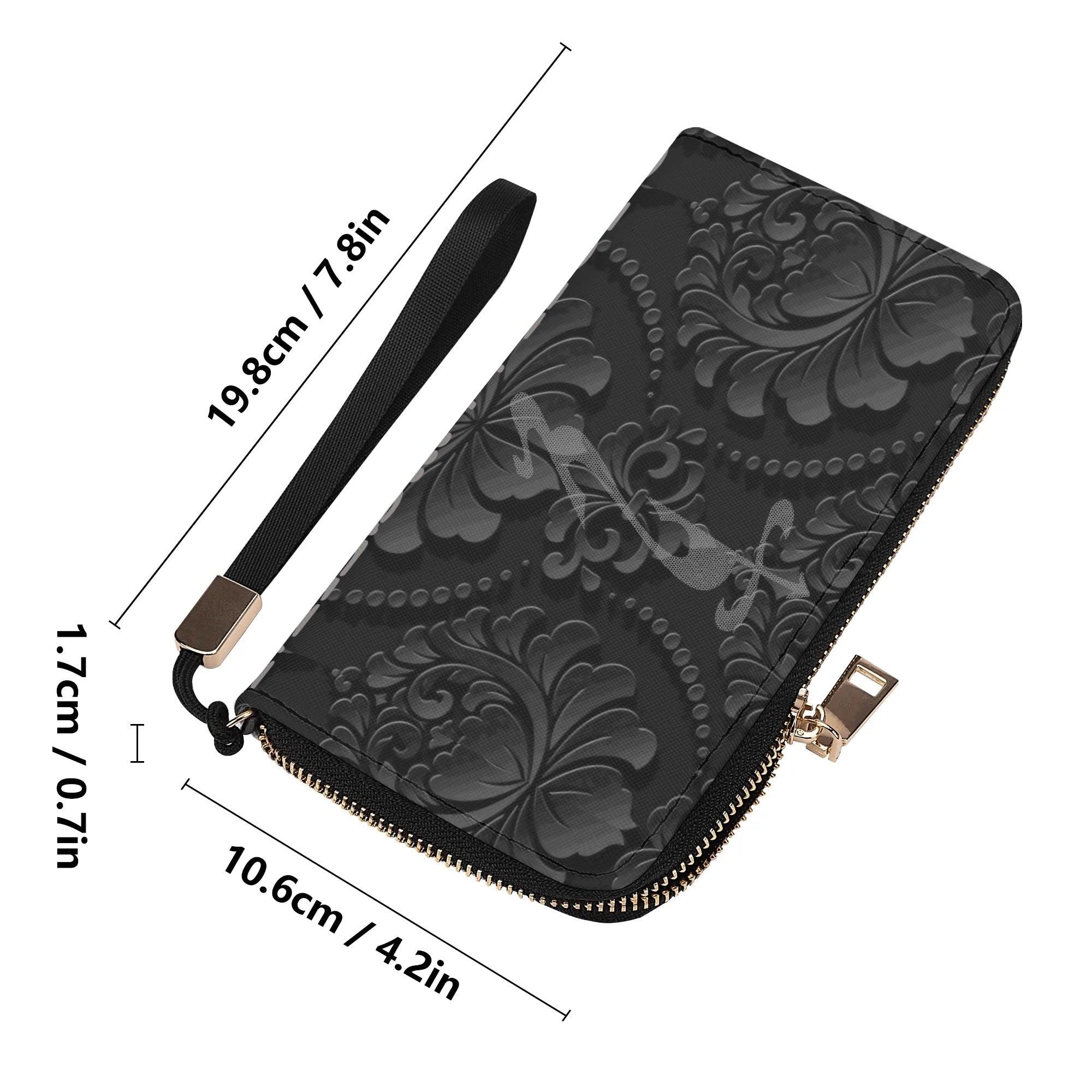 Clutch Leather Zipper Wallet - MES...Where