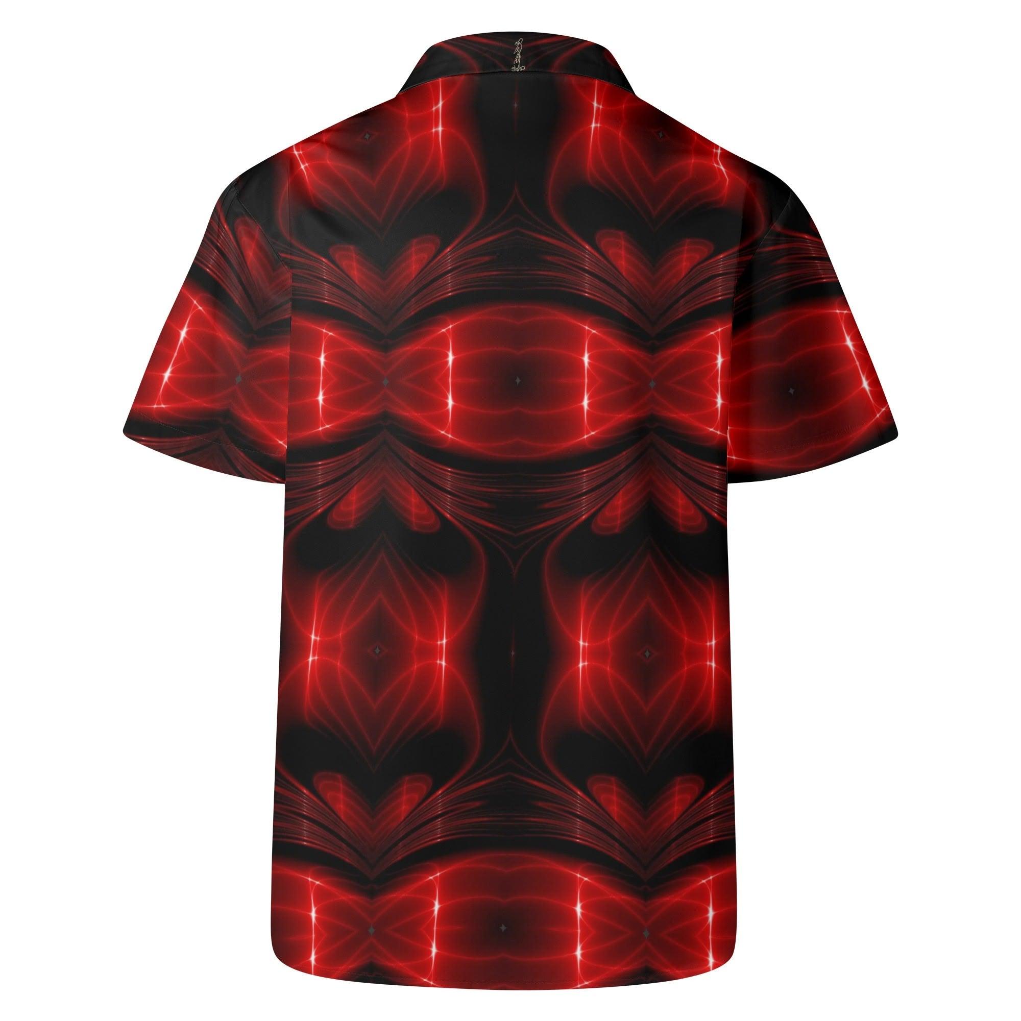 Men's All Over Print Casual Short Sleeve Shirt - MES...Where
