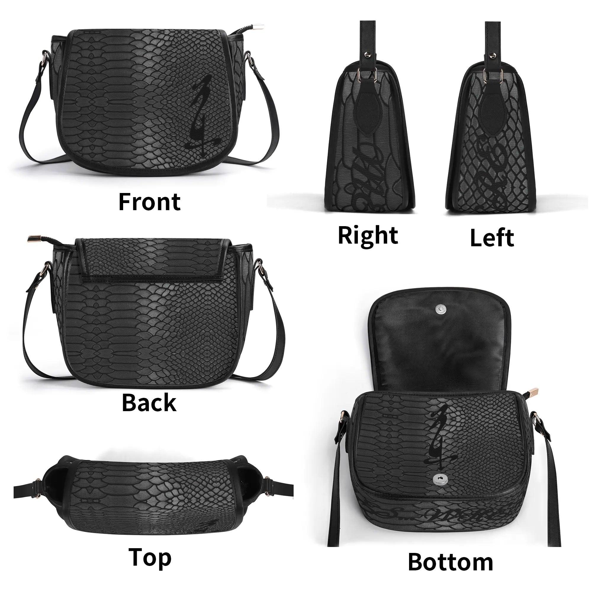 Women's Leather Saddle Bag - MES...Where