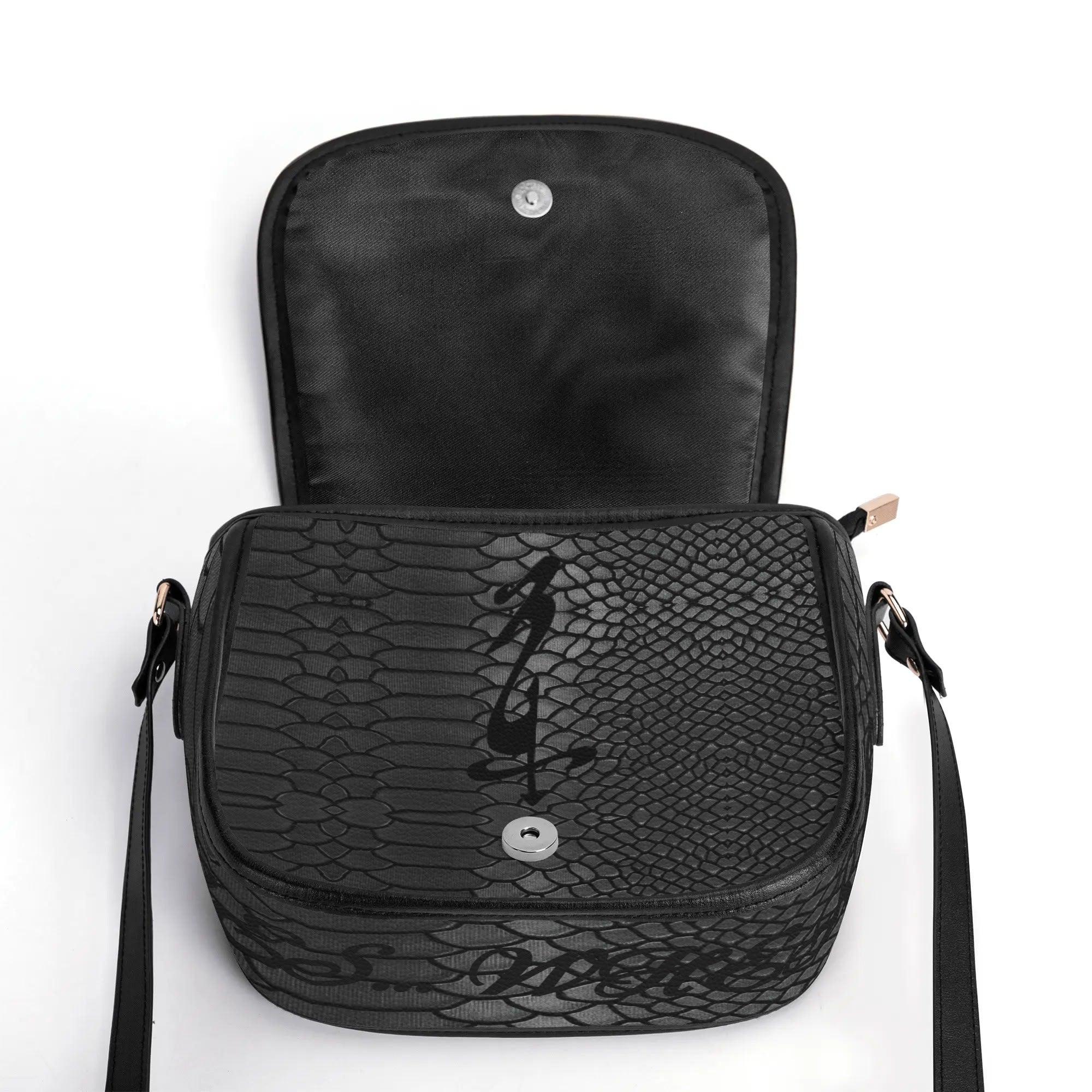 Women's Leather Saddle Bag - MES...Where