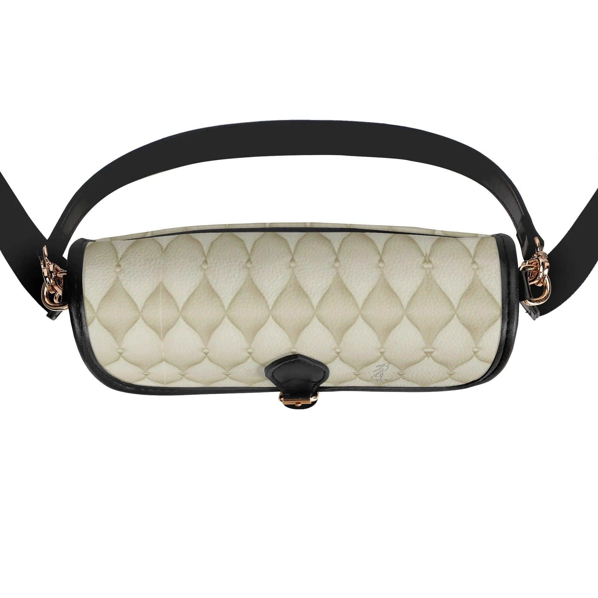Women's Leather With Chain Crossbody Square Bag - MES...Where
