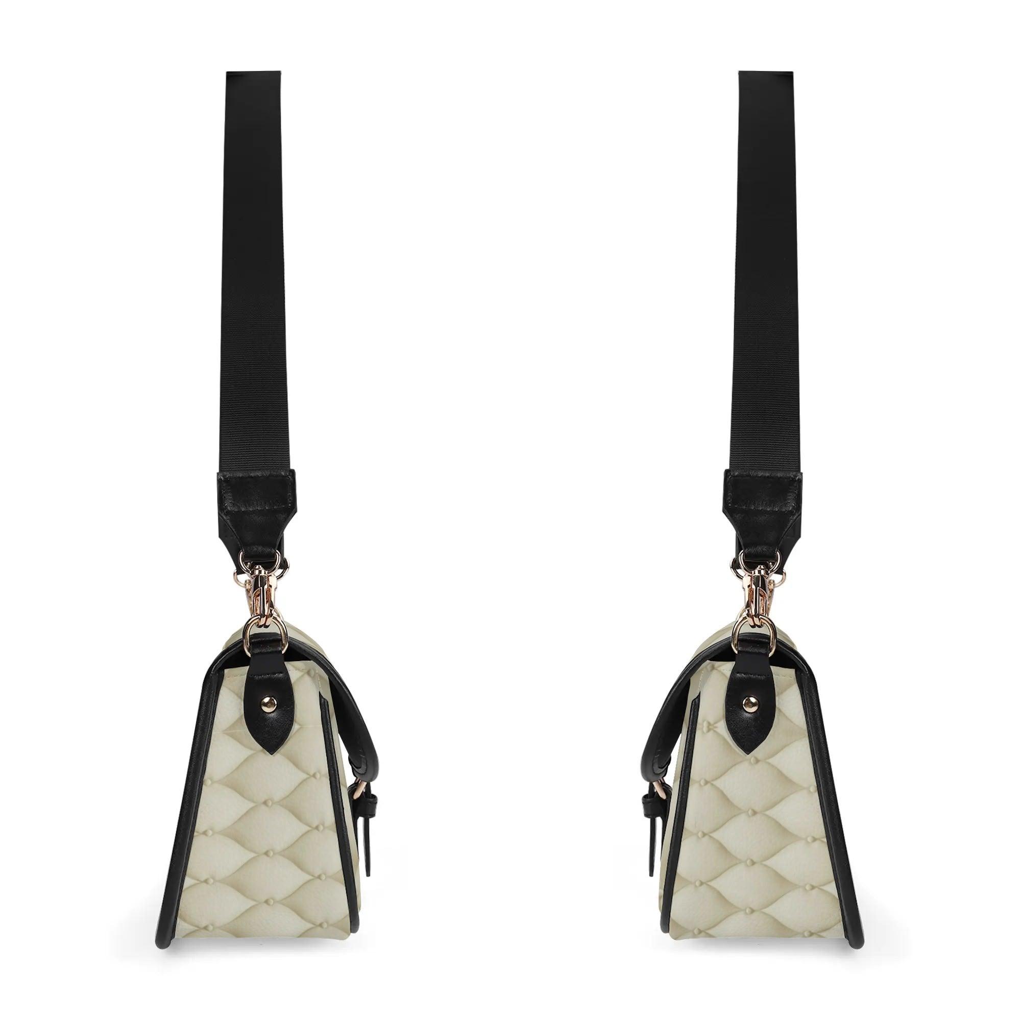 Women's Leather With Chain Crossbody Square Bag - MES...Where