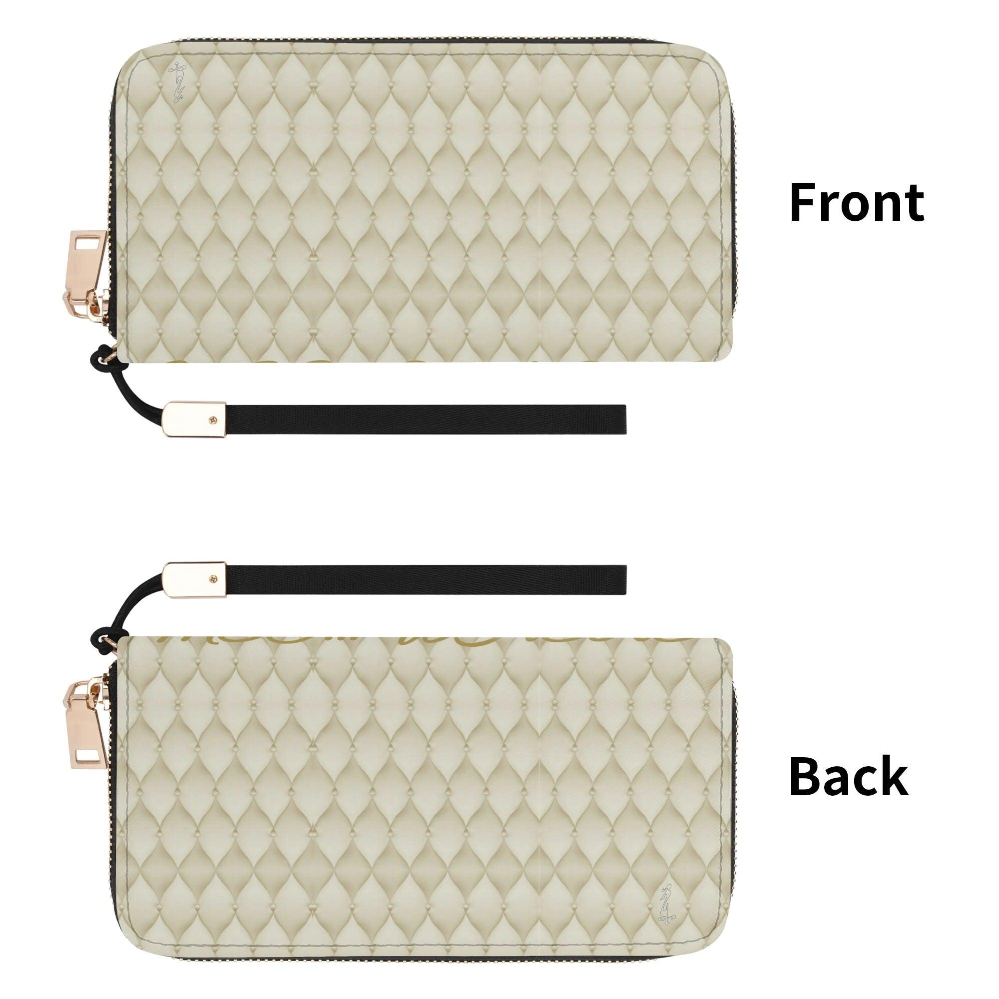 Clutch Leather Zipper Wallet - MES...Where