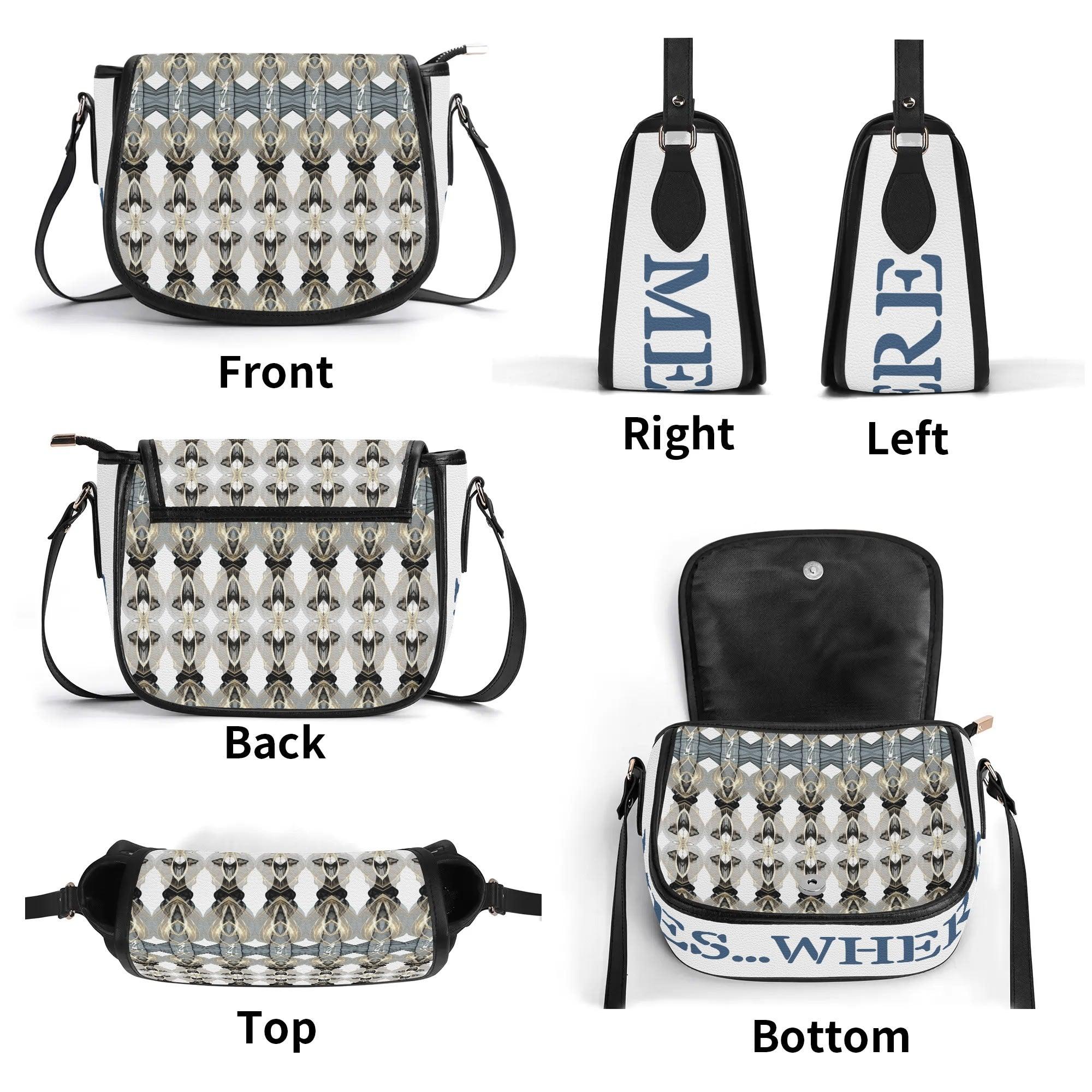 Women's Leather Saddle Bag - MES...Where