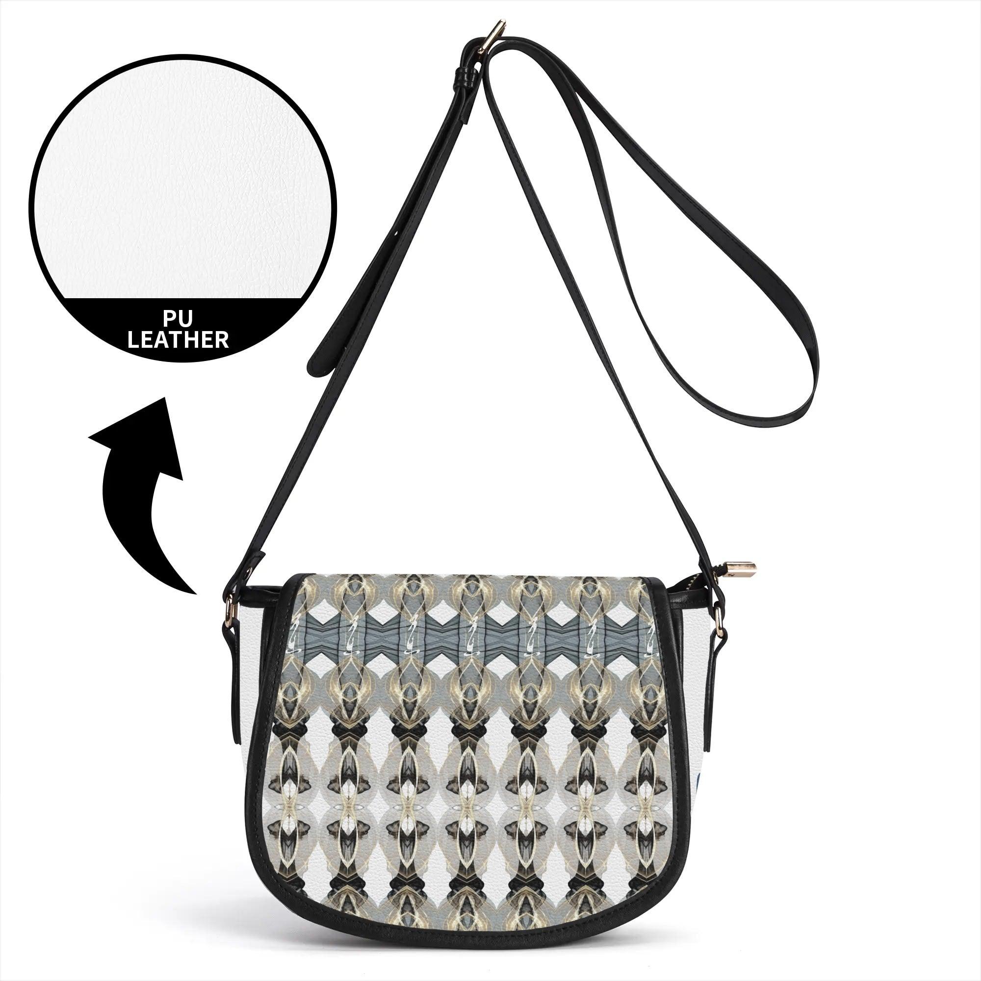 Women's Leather Saddle Bag - MES...Where