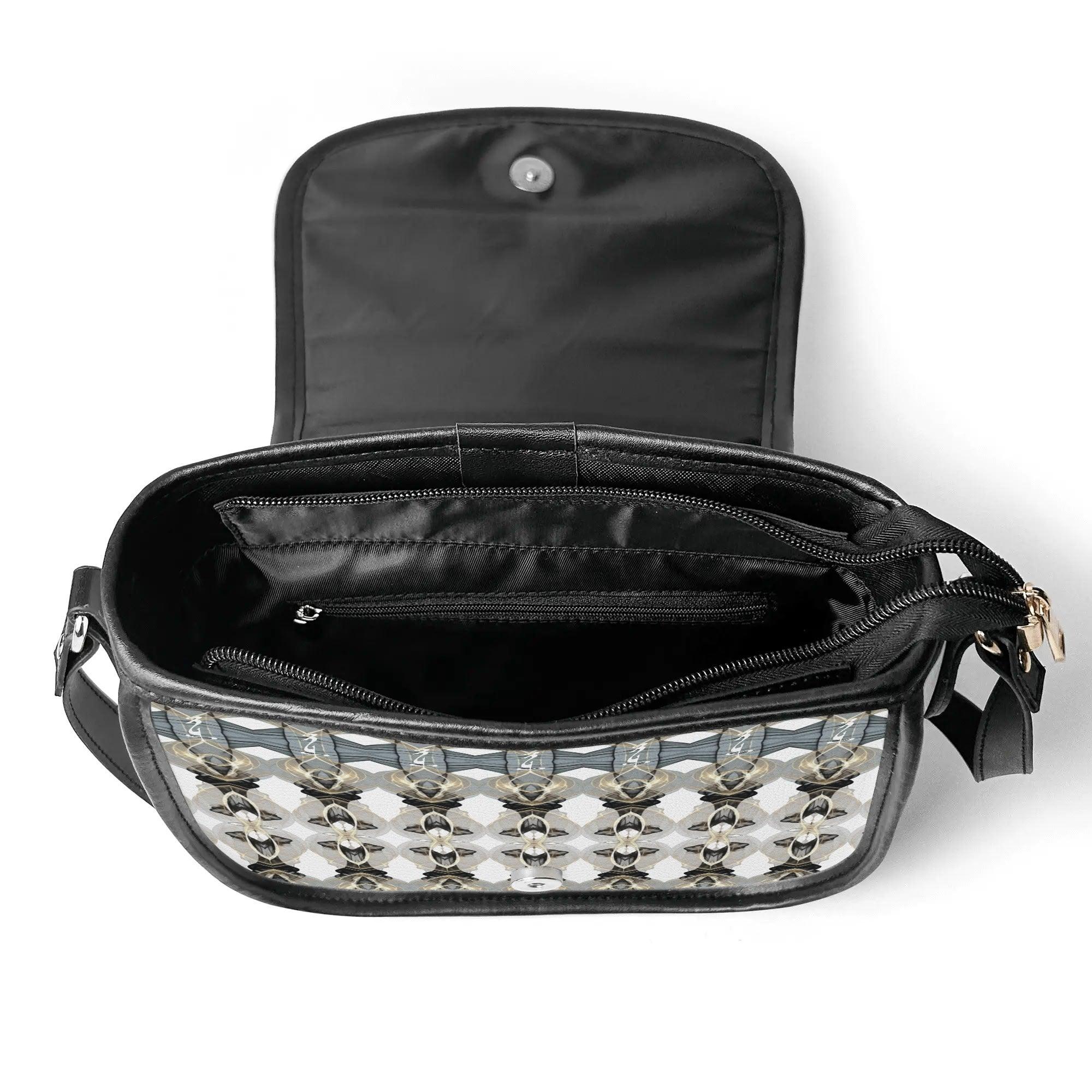Women's Leather Saddle Bag - MES...Where
