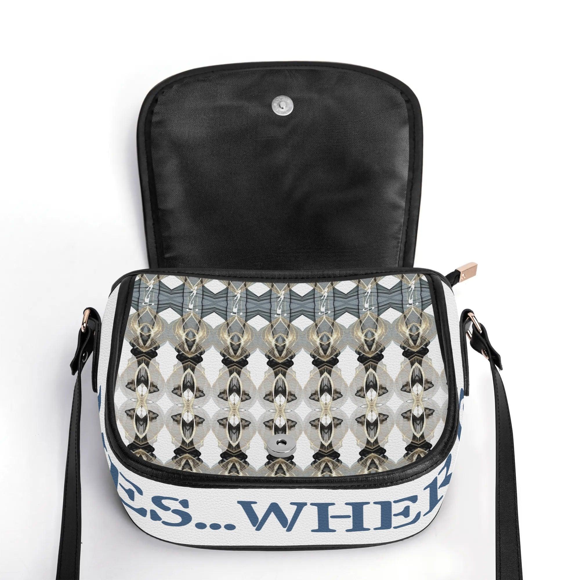 Women's Leather Saddle Bag - MES...Where