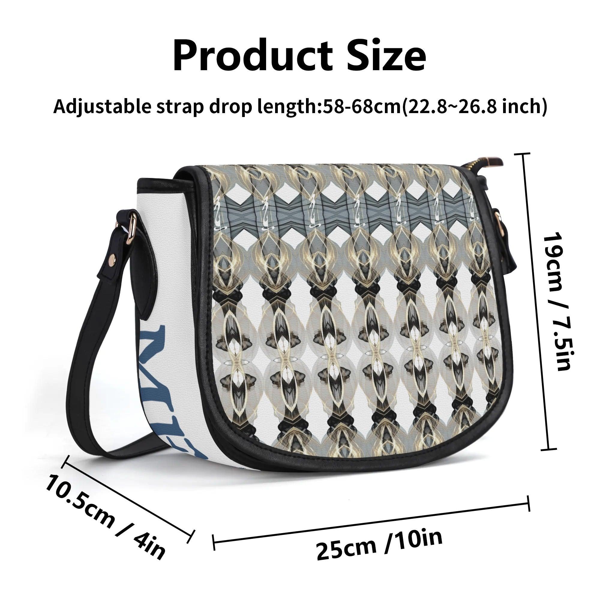 Women's Leather Saddle Bag - MES...Where