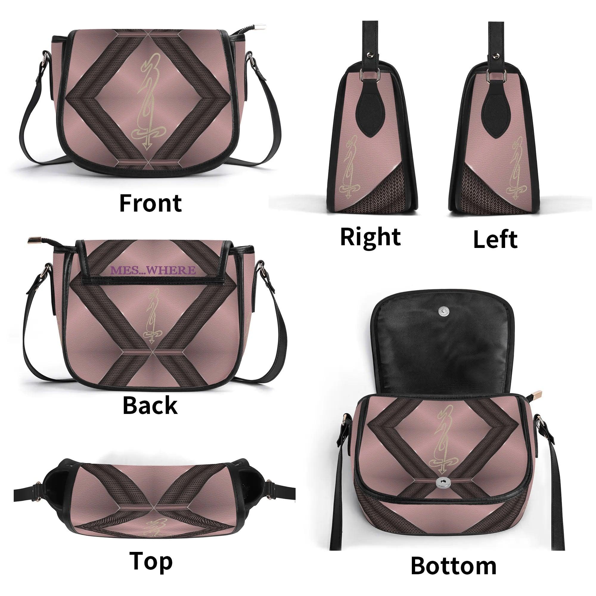 Women's Leather Saddle Bag - MES...Where
