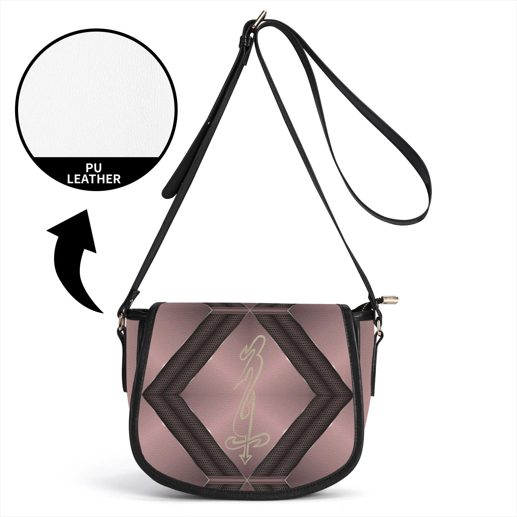Women's Leather Saddle Bag - MES...Where