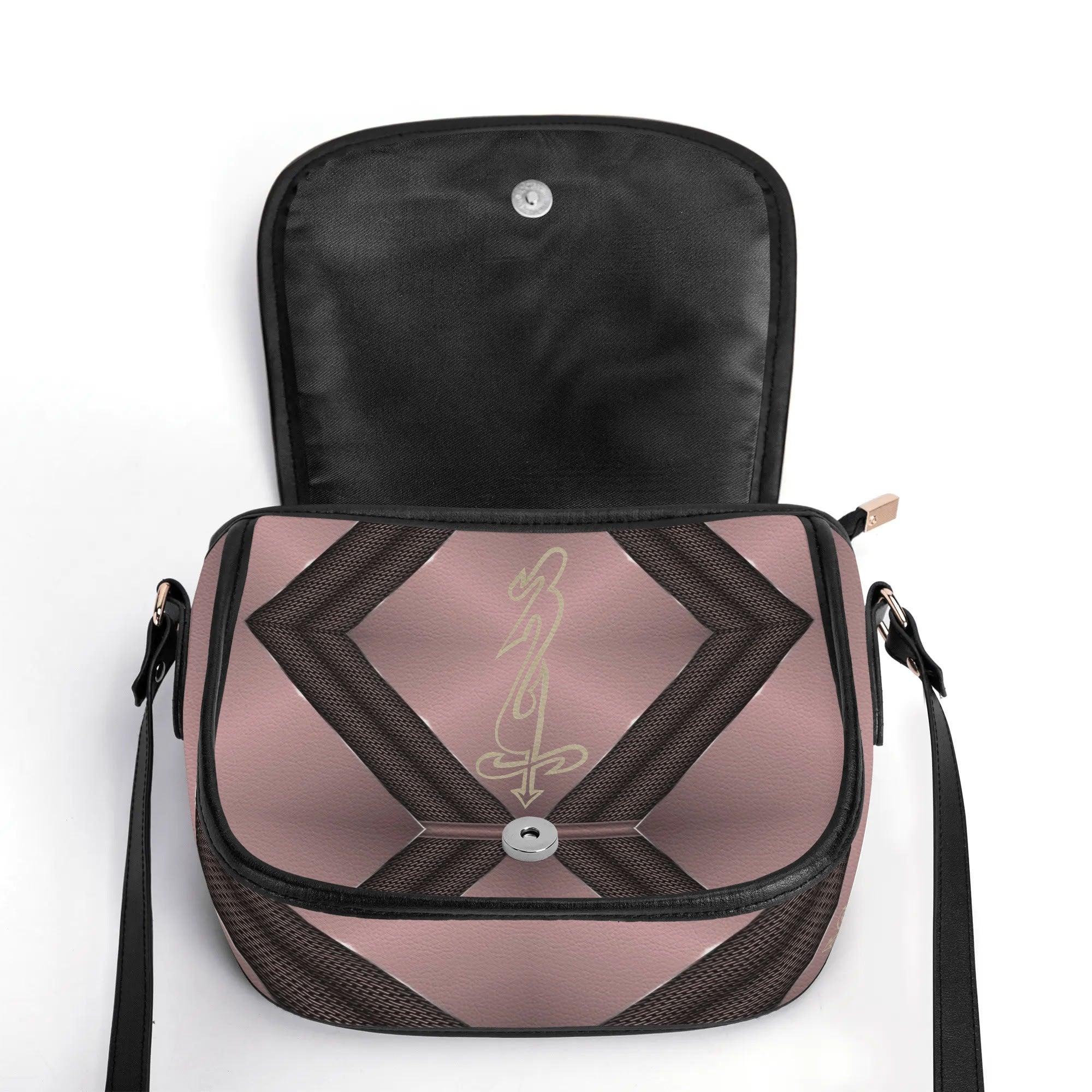 Women's Leather Saddle Bag - MES...Where