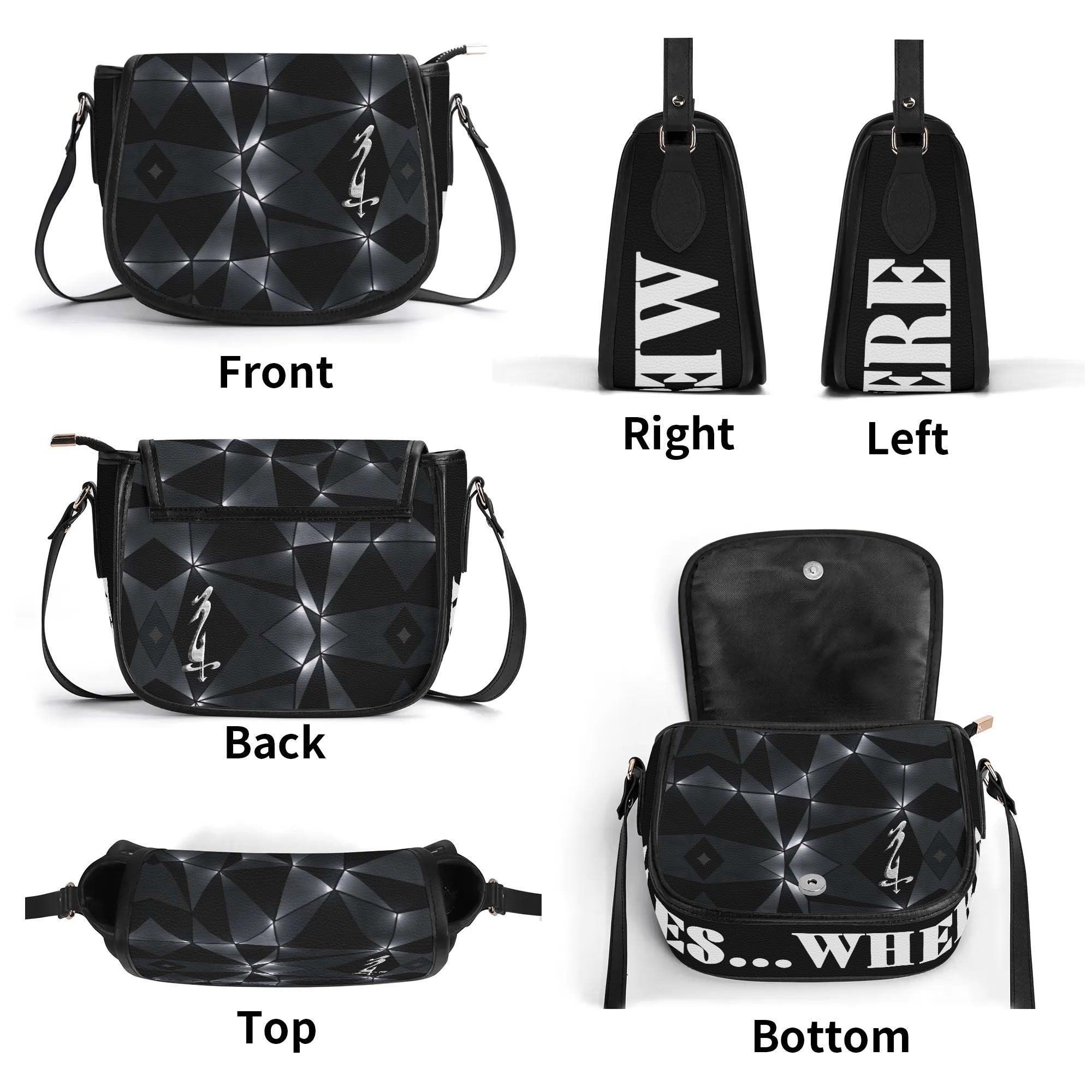 Women's Leather Saddle Bag
