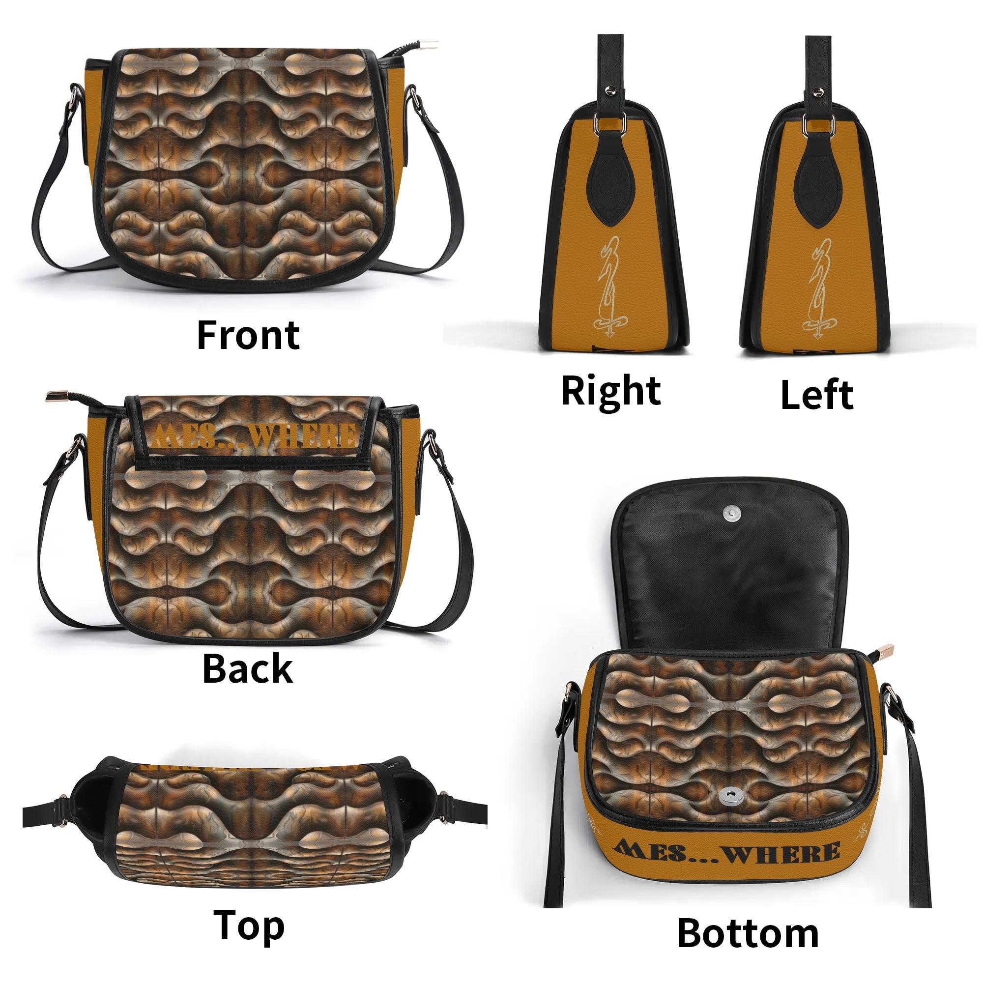 Women's Leather Saddle Bag