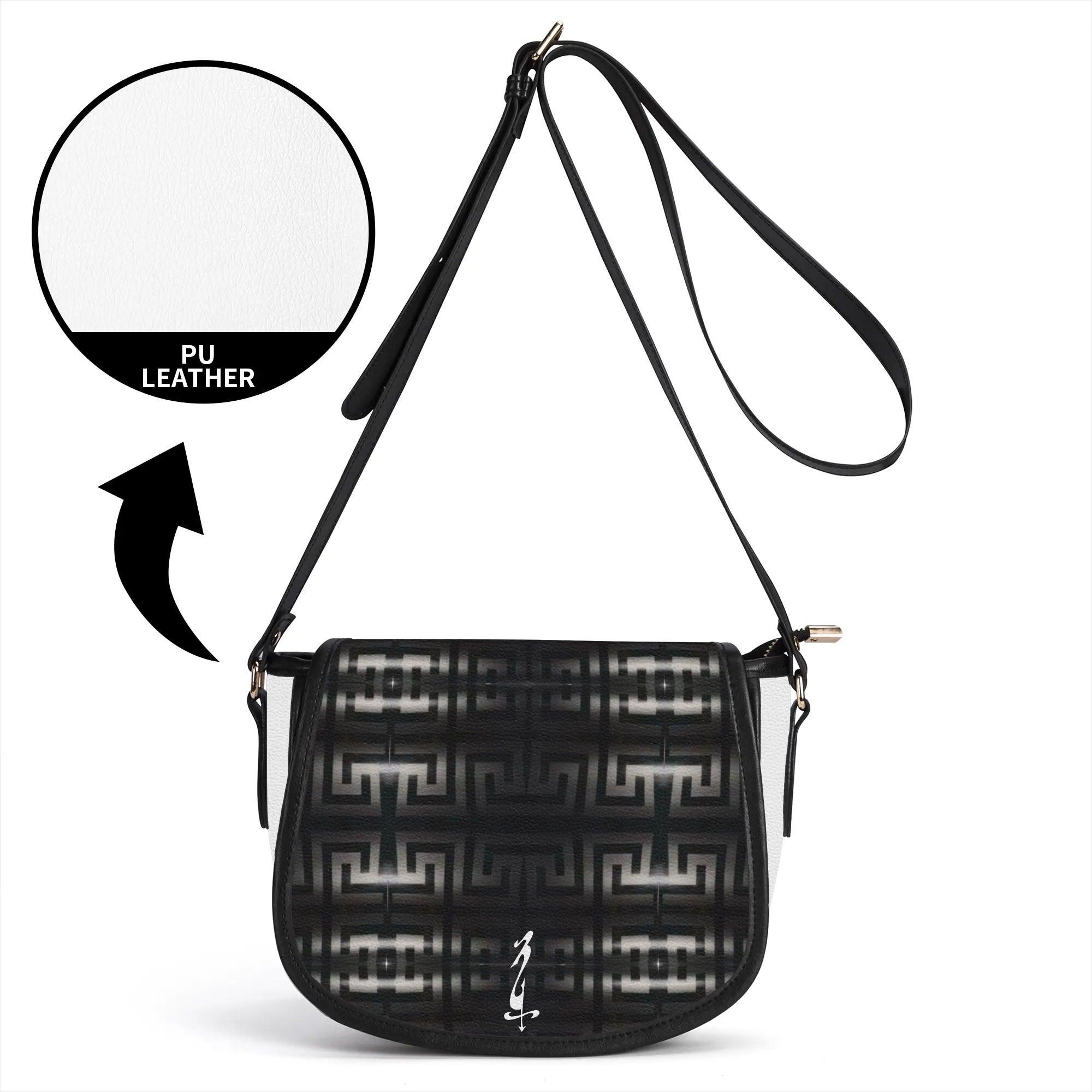 Women's Leather Saddle Bag - MES...Where